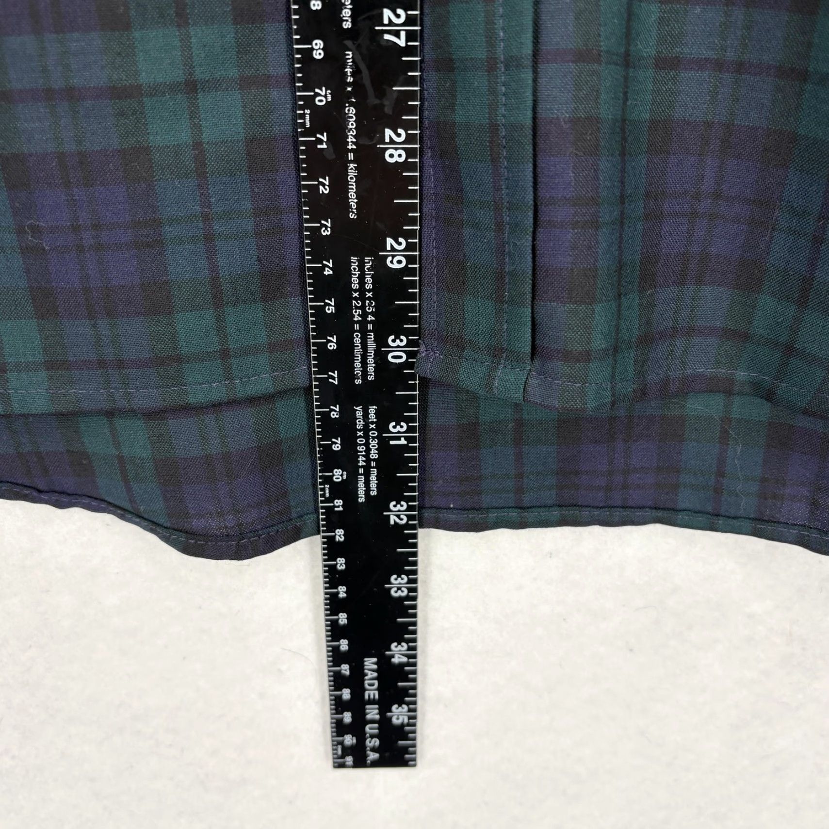 Pendleton VINTAGE Pendleton Shirt Mens Large Black Watch Tartan Wool Plaid Long Sleeve Button Down Size US L / EU 52-54 / 3 - 7 Thumbnail