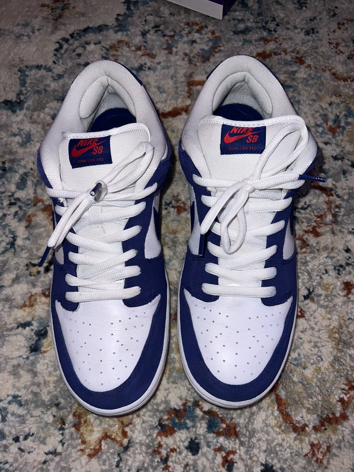 Nike Nike SB Dunk Low Los Angeles Dodgers Size US 13 / EU 46 - 3 Thumbnail