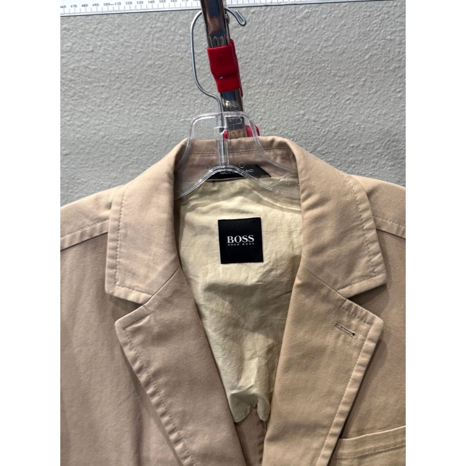 Hugo Boss Hugo Boss Jacket Mens M 40 R Khaki Costa Blazer Coat Regular Multicolor Shirt Size 40R - 3 Thumbnail