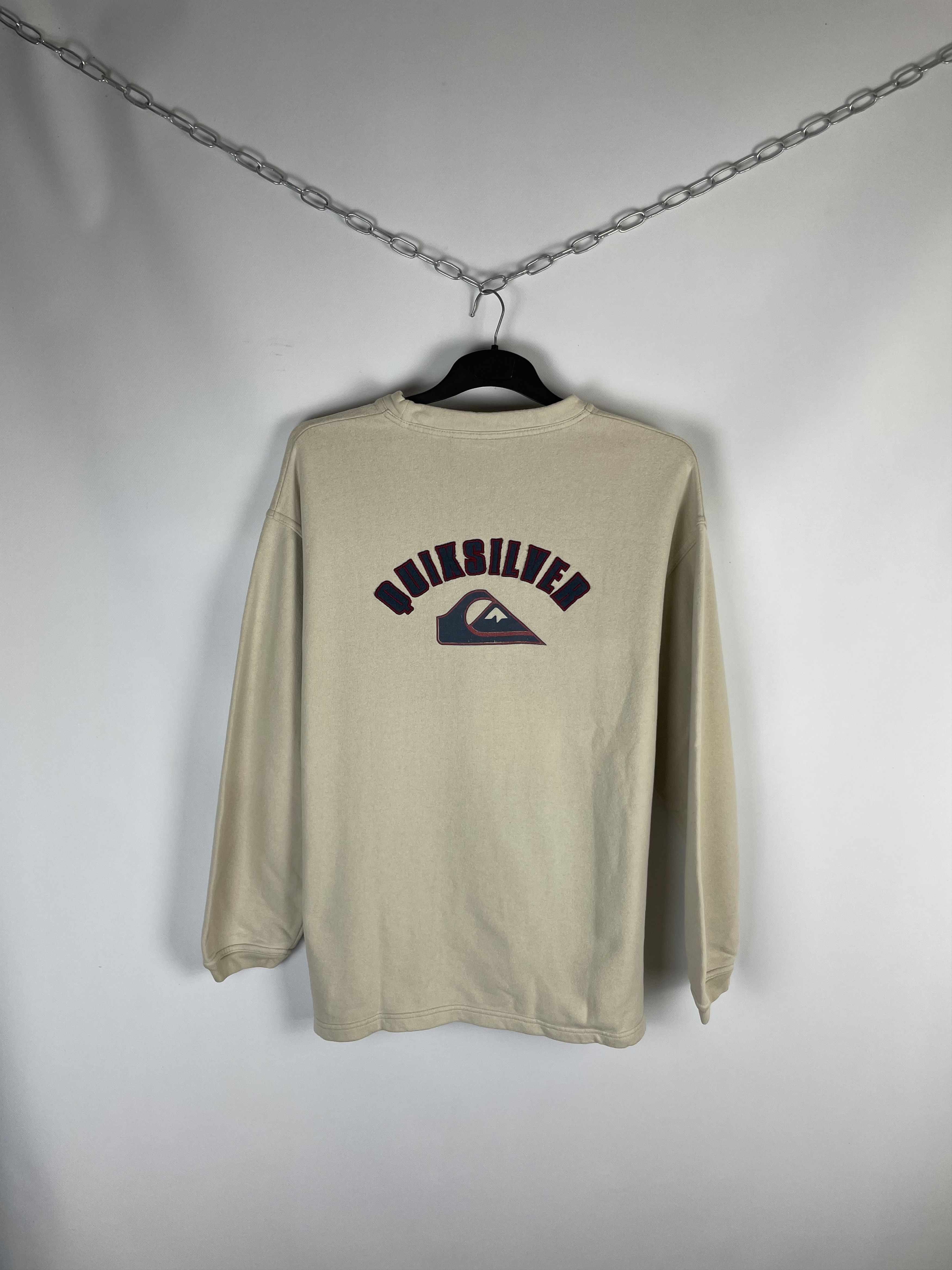 Quiksilver × Vintage Vintage 90s Surf Quicksilver Sweatshirts Size US M / EU 48-50 / 2 - 1 Thumbnail