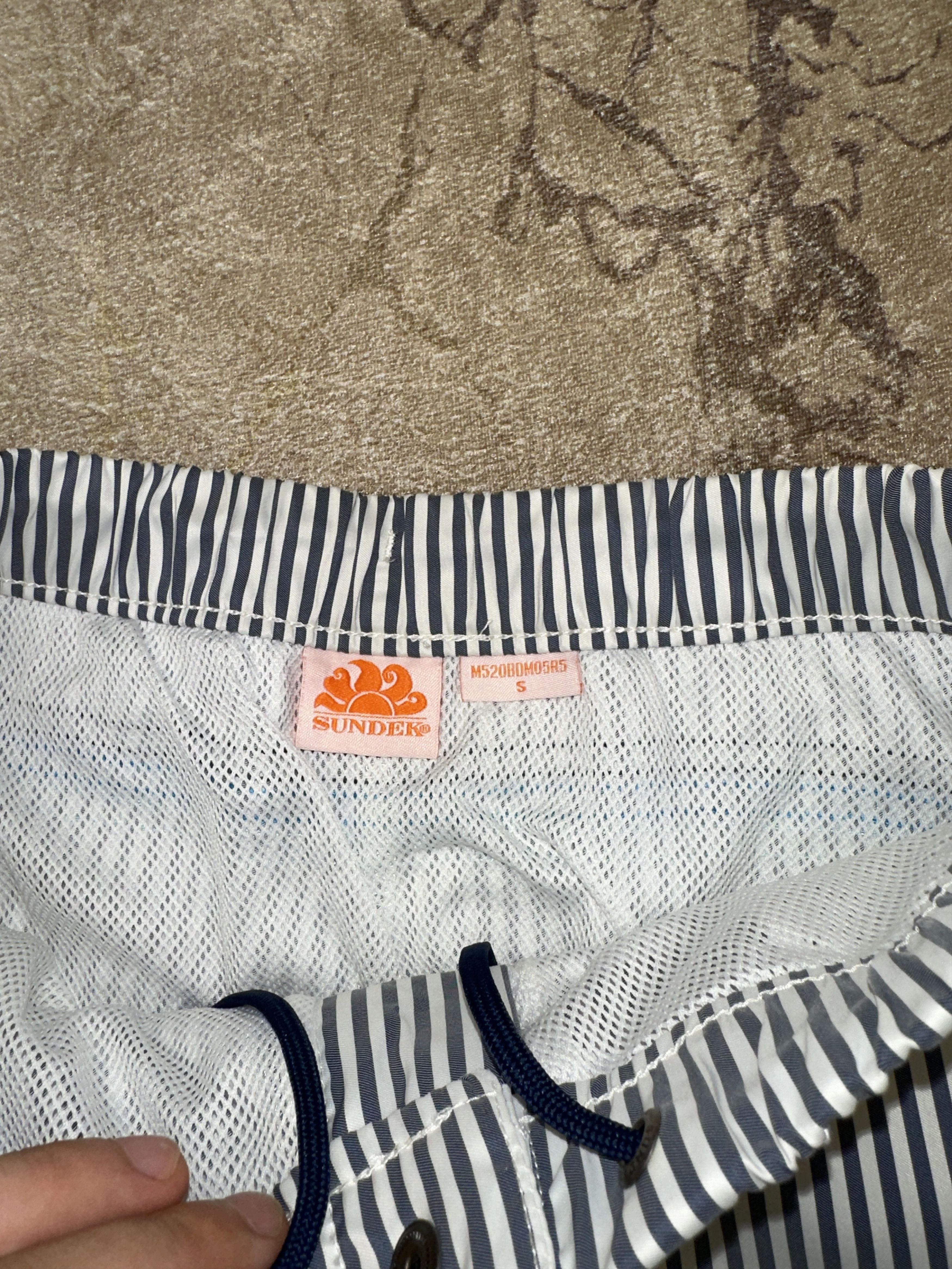 Sundek Zebra Sundek S Beach Board Shorts Trunks Bath Elastic Size S Size US 31 - 5 Thumbnail