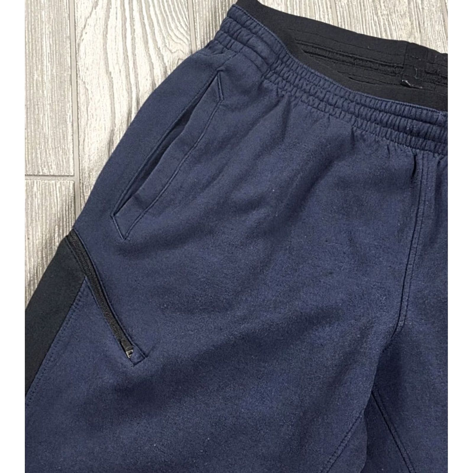 Nike Nike Dri-FIT Showtime Pants Mens Blue Black L Joggers Athletic Tapered 930565 Size US 33 - 6 Thumbnail