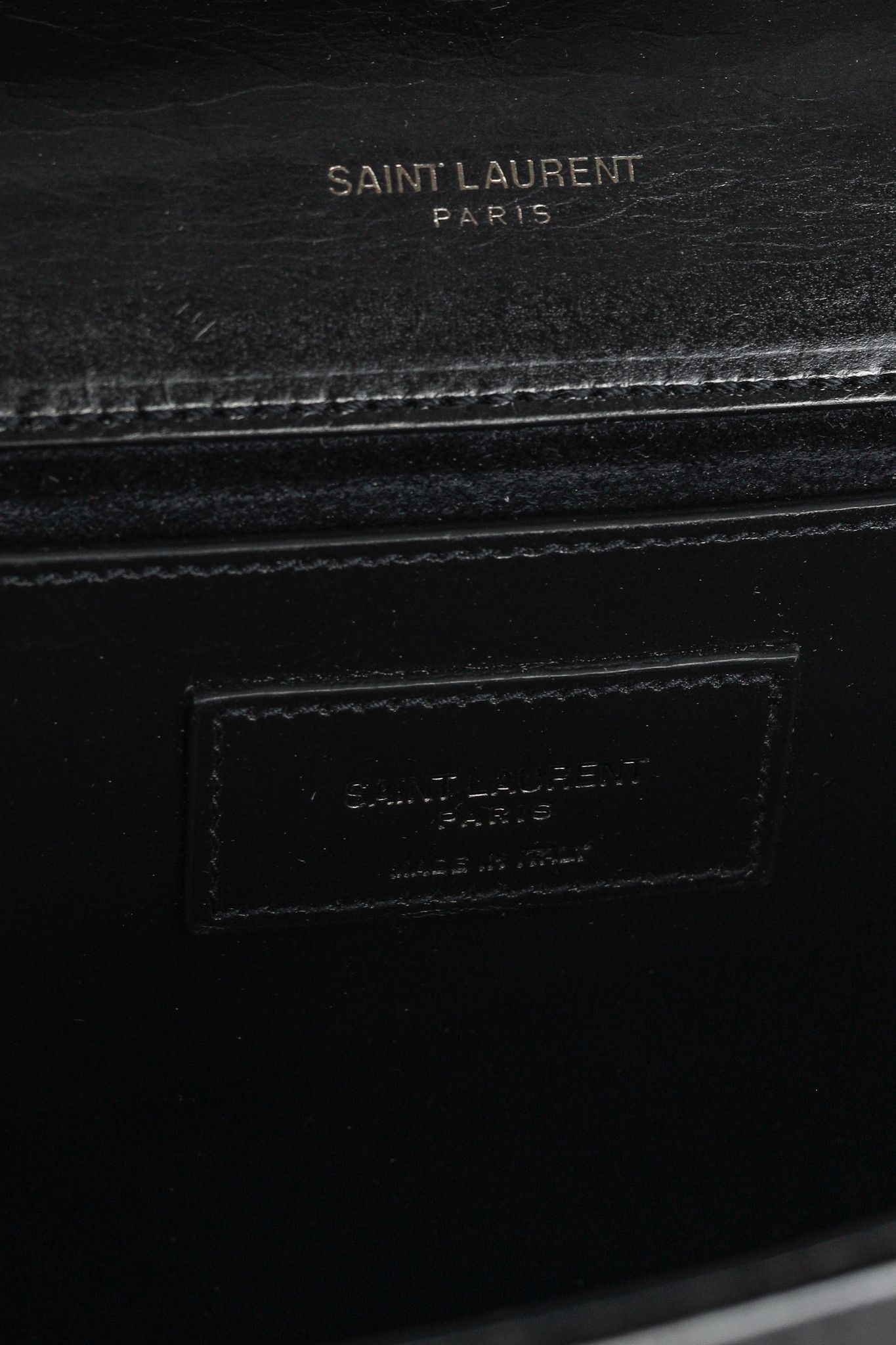 Saint Laurent Paris Saint Laurent Kate Medium Black Matelassé Leather Crossbody Size ONE SIZE - 13 Thumbnail