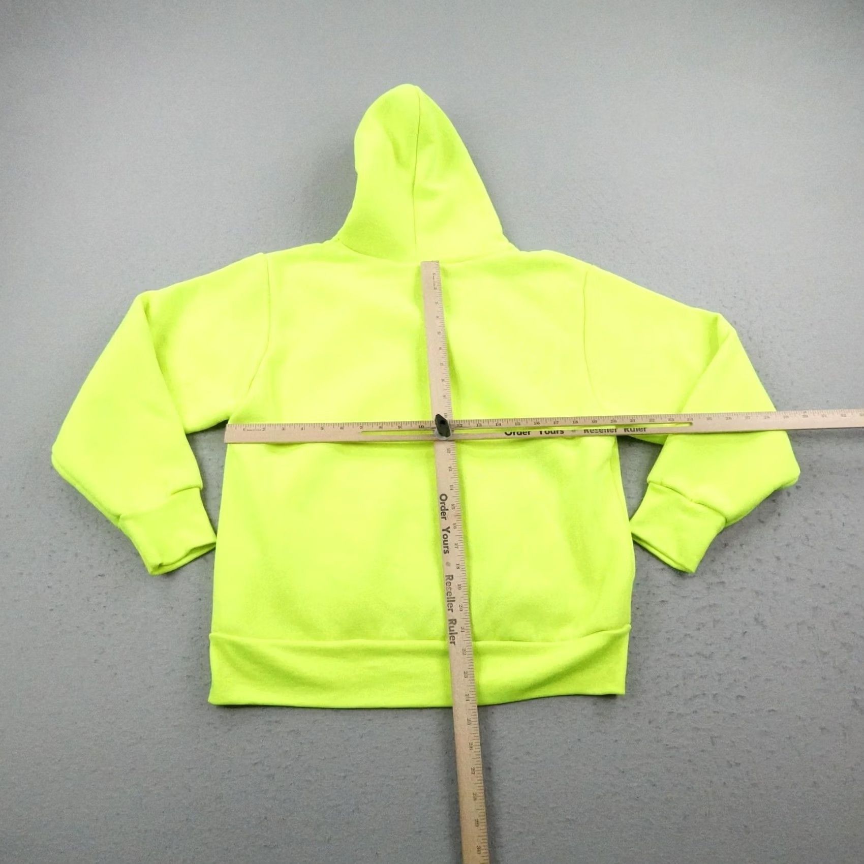 Vintage VINTAGE Camber Hoodie Mens Medium Neon Green Hi Vis Thermal Lined Sweatshirt USA Size US M / EU 48-50 / 2 - 5 Thumbnail
