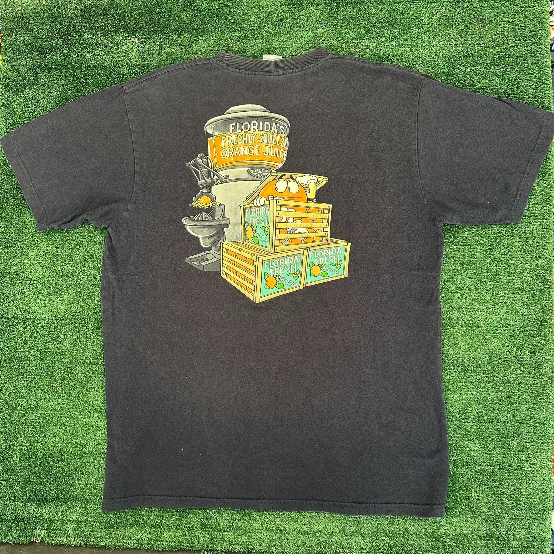 Vintage Vintage Y2K M&M's World Orlando T-Shirt Funny Florida Orange Size US L / EU 52-54 / 3 - 1 Thumbnail