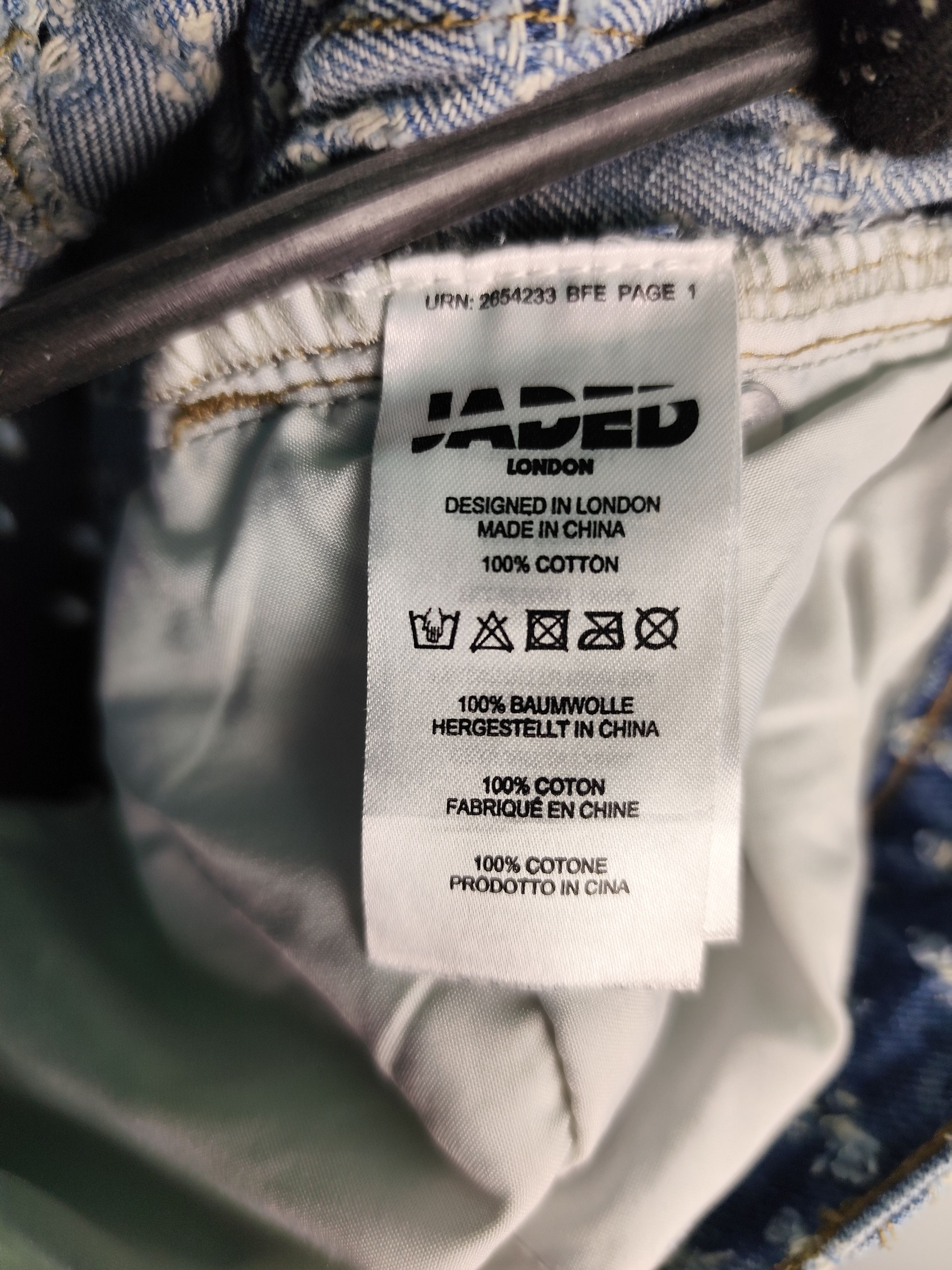 Jaded London Vintage streetwear Jaded London Distressed jeans Size 28/32 Size US 28 / EU 44 - 4 Thumbnail