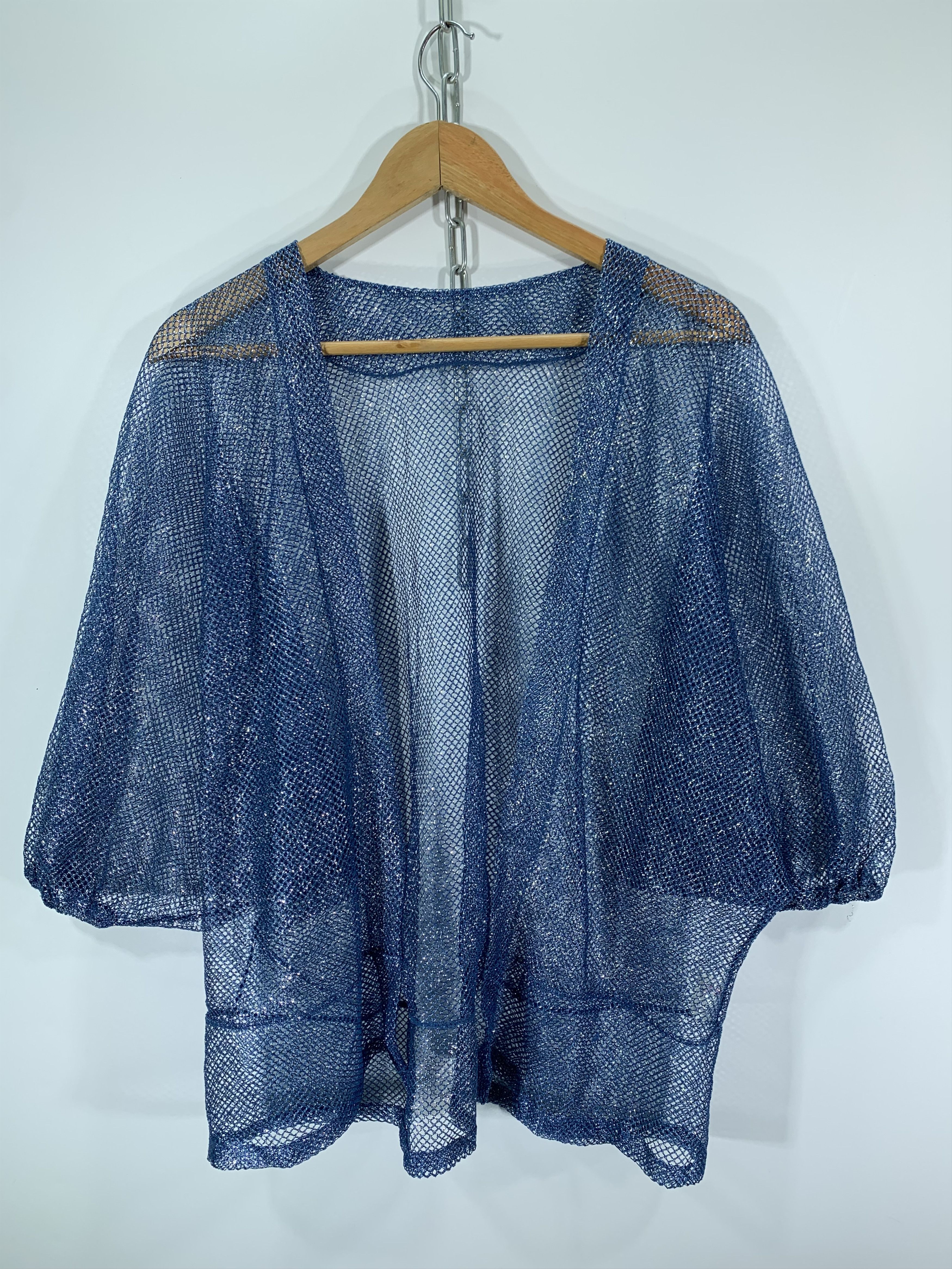Vintage Mesh Net Cardigan Kimono