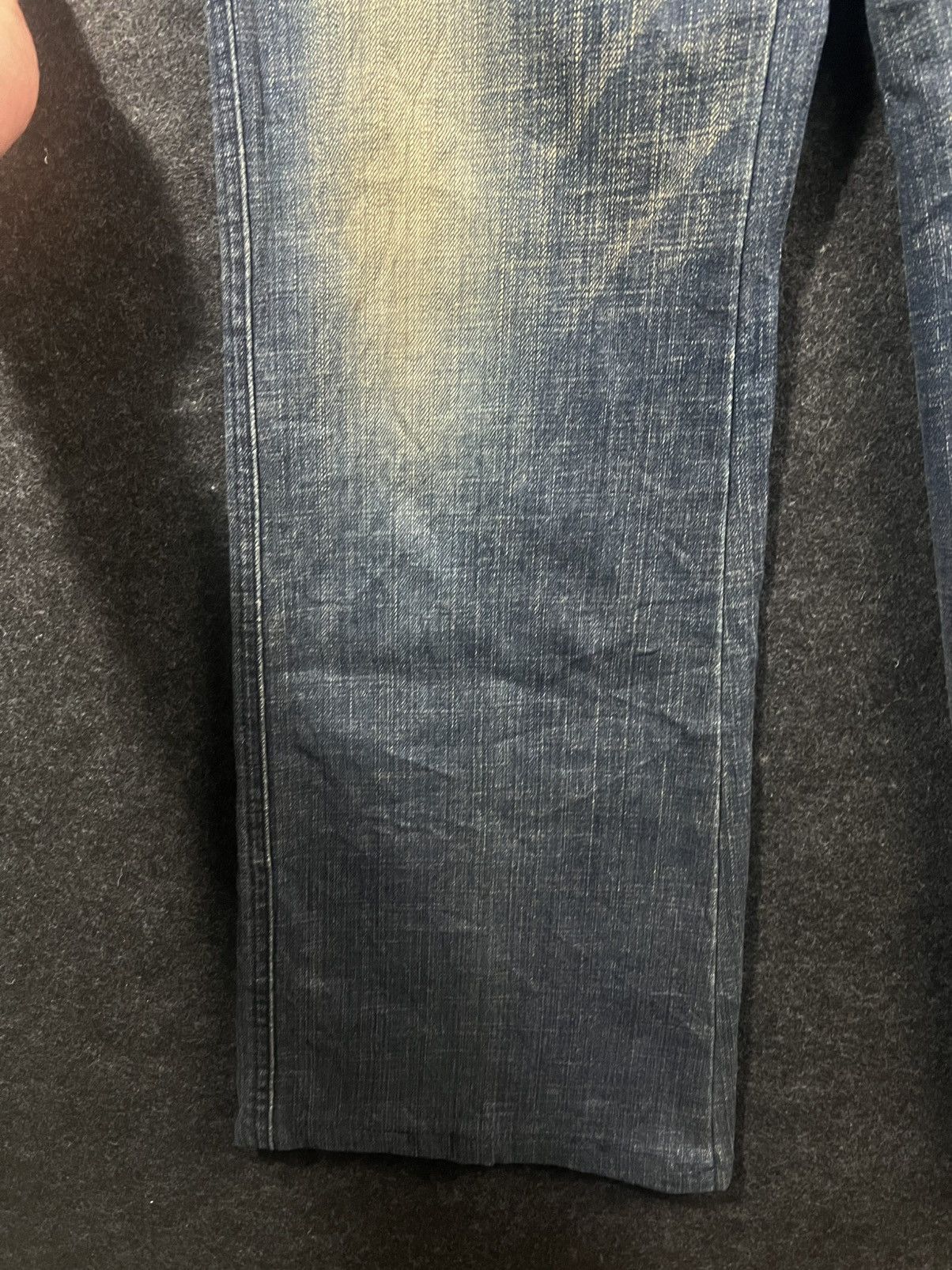 Japanese Brand Et made in nippon distressed fade flare jeans Size US 29 - 4 Thumbnail