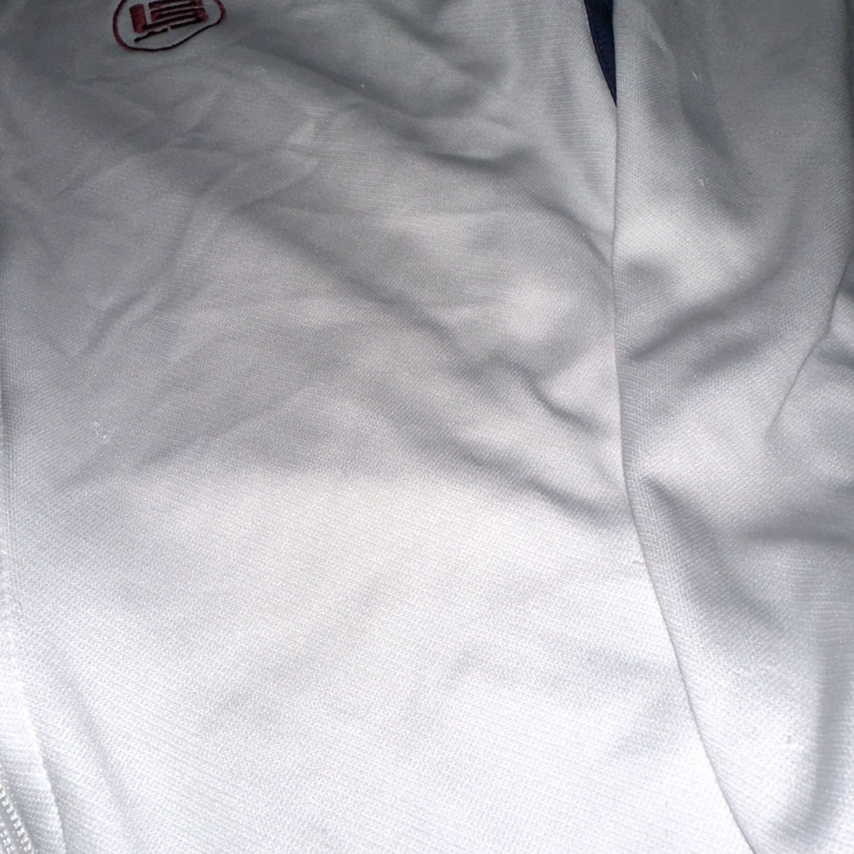 Nike VINTAGE Nike Full Zip Hoodie Mens Small White LBJ 23 Y2K 2000s Embroidered Logo Zipper Pockets Seasonal Fall Spring Summer Winter Mens Size US S / EU 44-46 / 1 - 5 Thumbnail