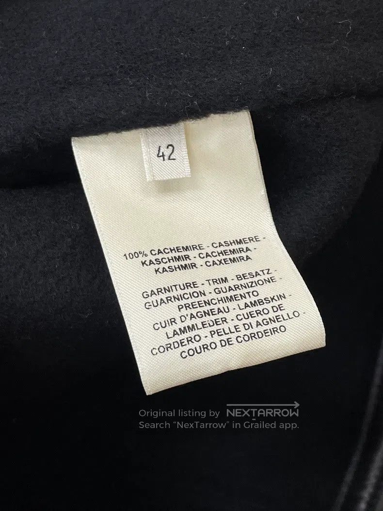 Hermes Hermes Black Cashmere Patch Leather Jacket Size M / US 6-8 / IT 42-44 - 4 Thumbnail