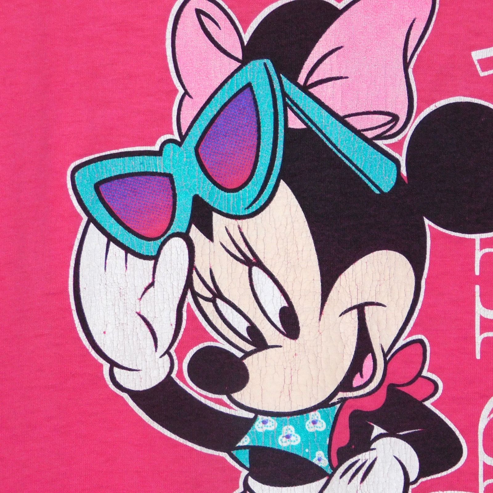 Velva Sheen Vintage Minnie Mouse Florida Graphic T Shirt Size M Pink 80s Size US M / EU 48-50 / 2 - 6 Thumbnail