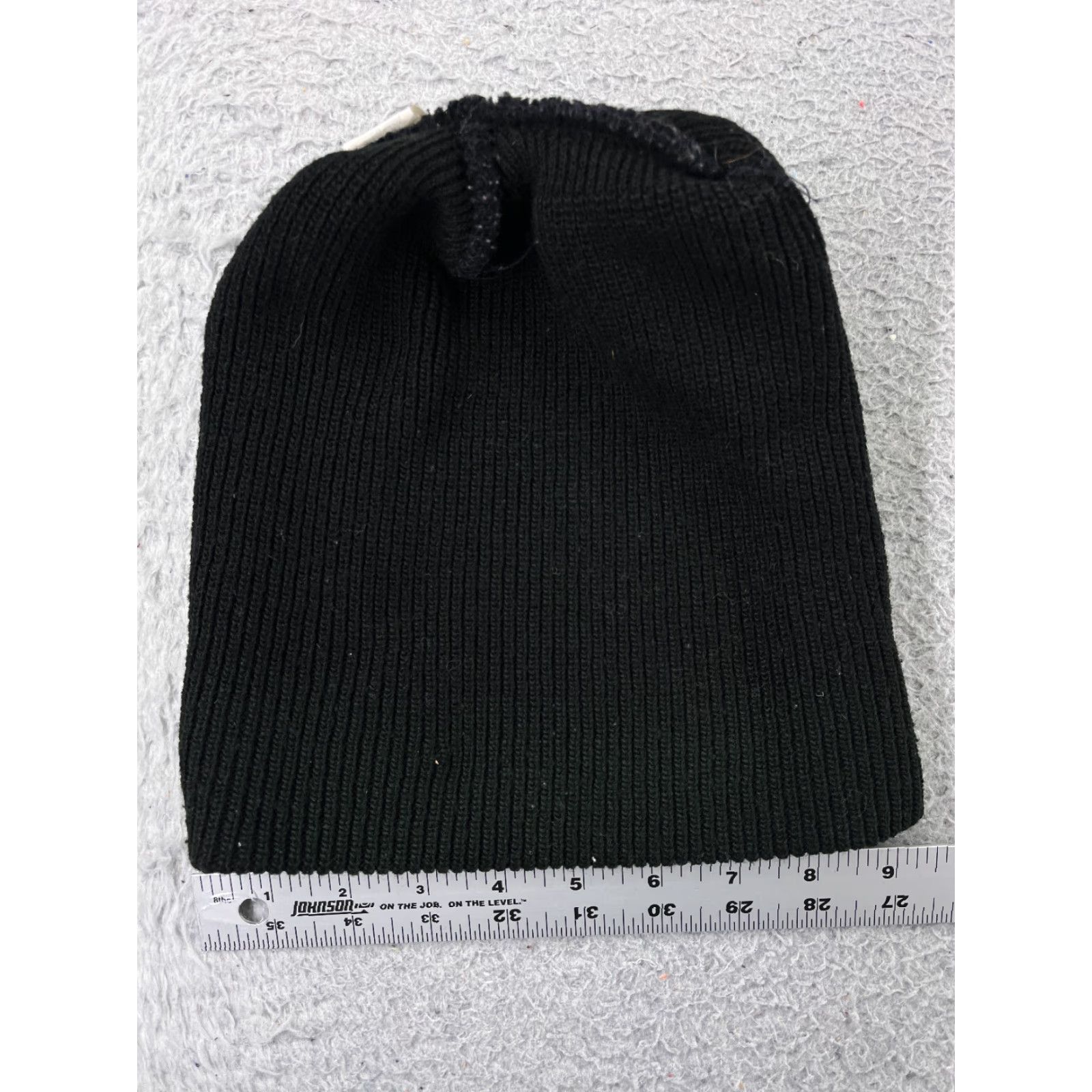 Vintage Target Beanie Toque Black Knit Adult One Size 100% Acrylic Ski Logo Unisex Size ONE SIZE - 3 Thumbnail
