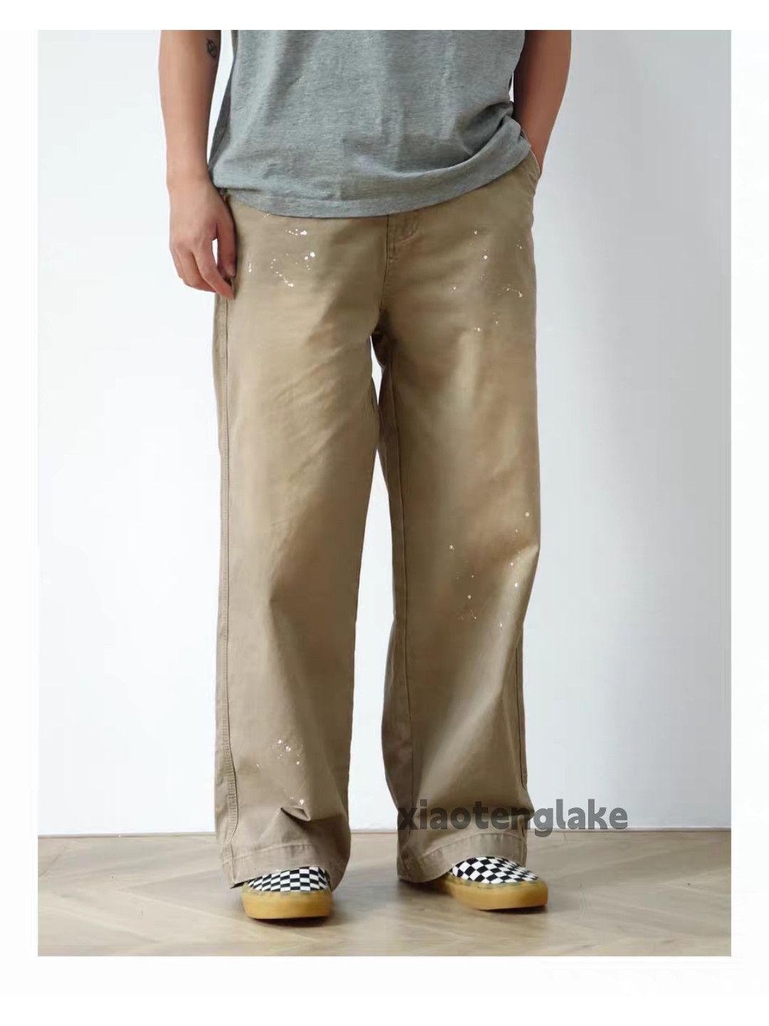 Vintage zx washed faded loose baggy carpenter cargo paint pants Size US 34 / EU 50 - 1 Thumbnail