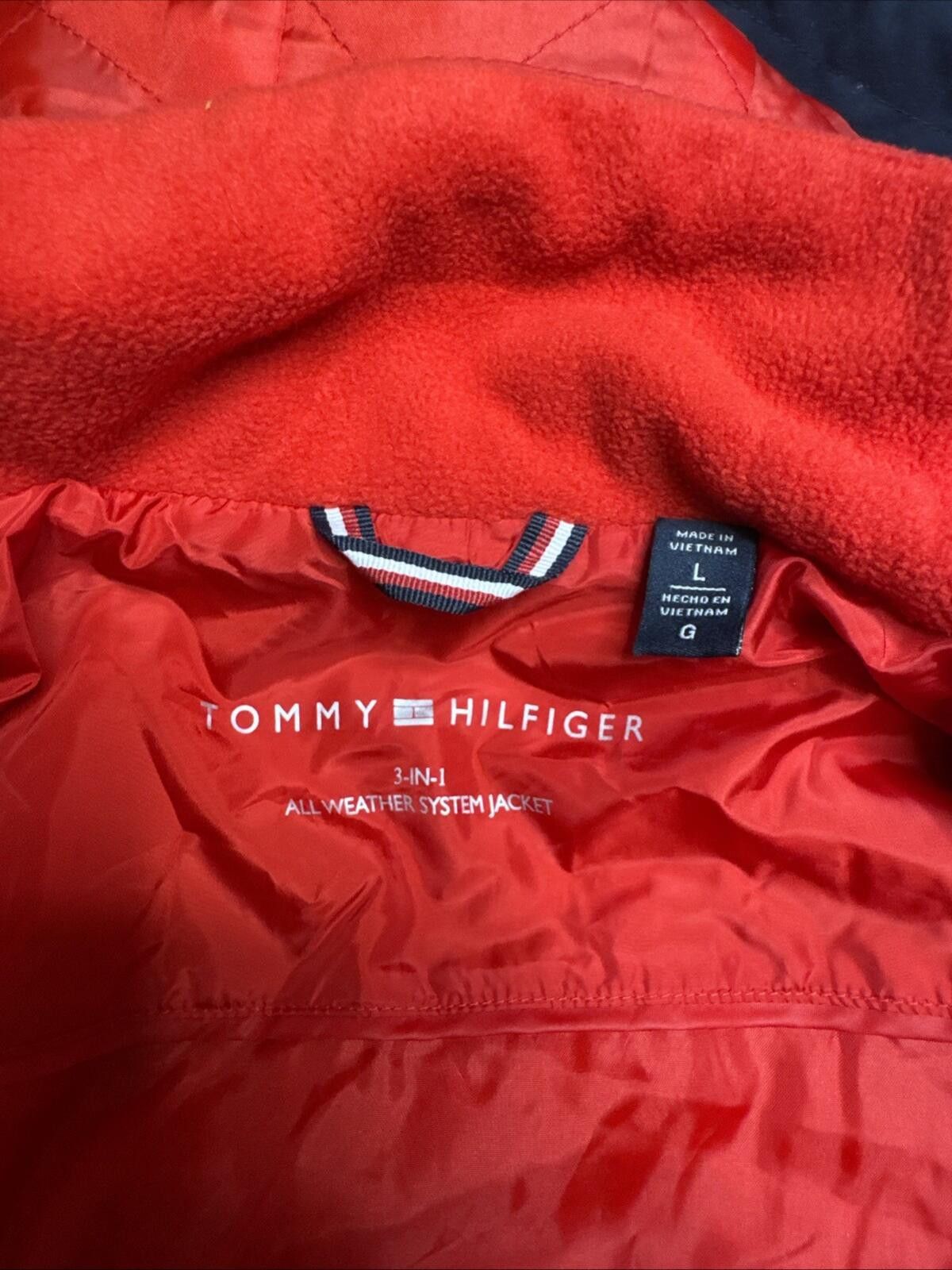 Tommy Hilfiger Tommy Hilfiger Insulated Large Winter Puffer Jacket Hooded Size L / US 10 / IT 46 - 9 Thumbnail