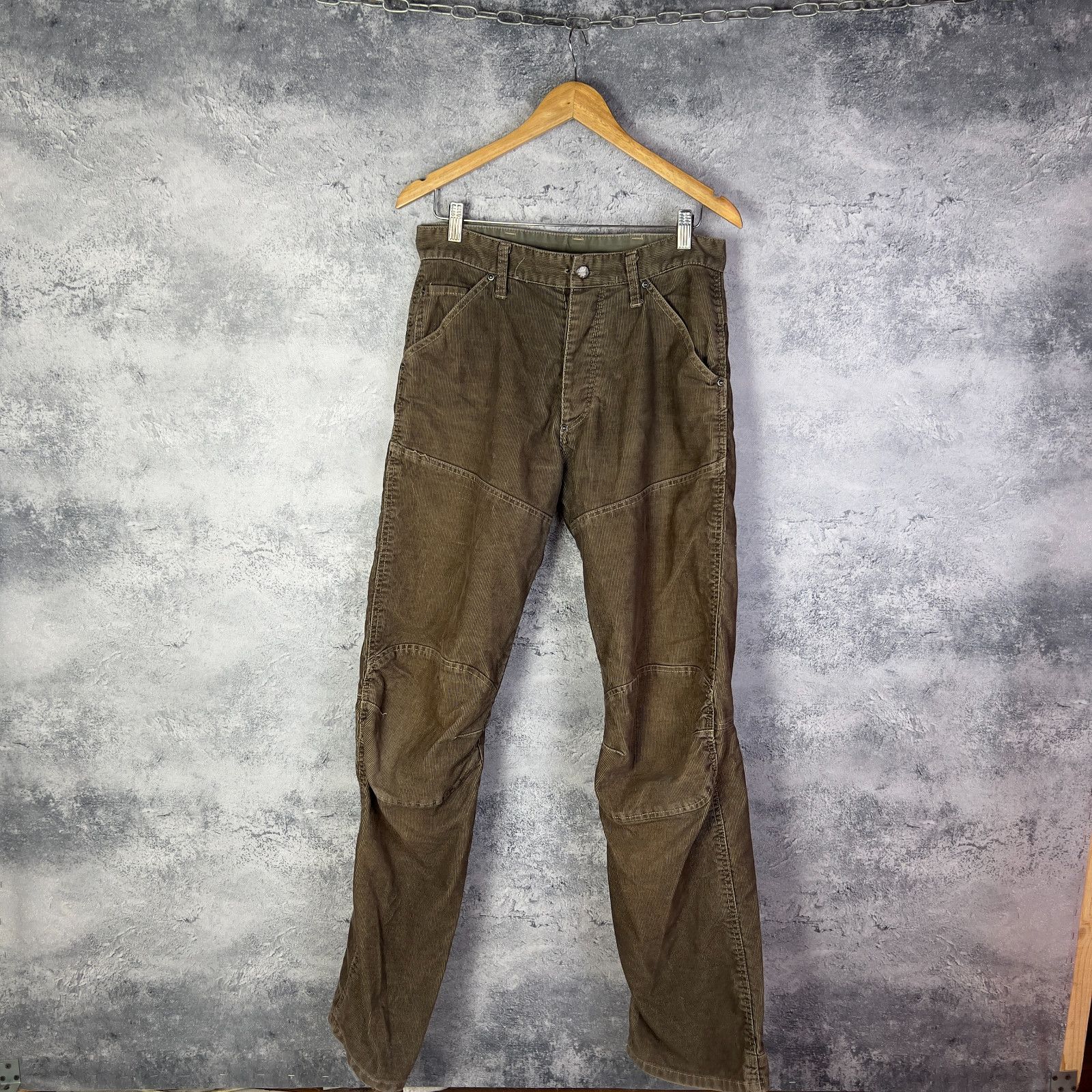 G-Star G-Star Double Knee Pants Corduroy Brown Men's Size 31 ` Size US 31 - 1 Thumbnail