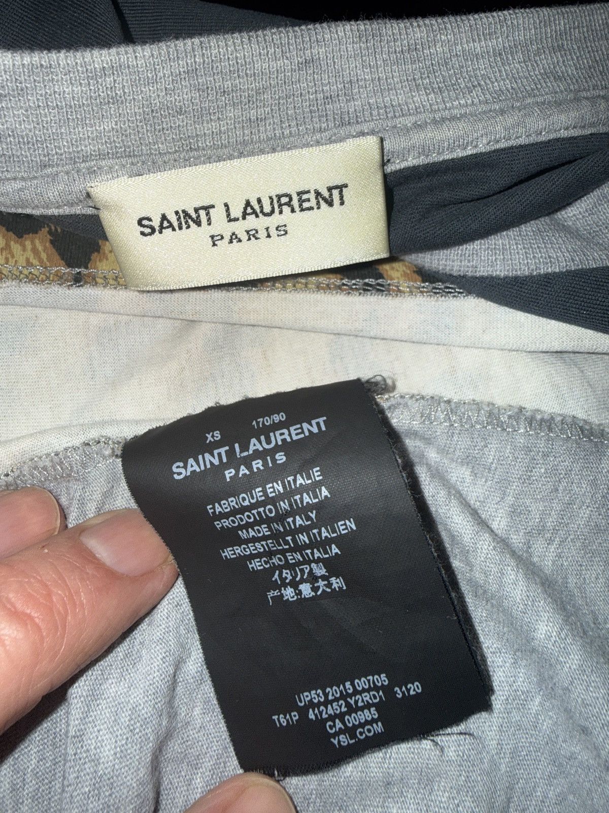 Saint Laurent Paris Surf Sound T-Shirt Size US L / EU 52-54 / 3 - 9 Thumbnail