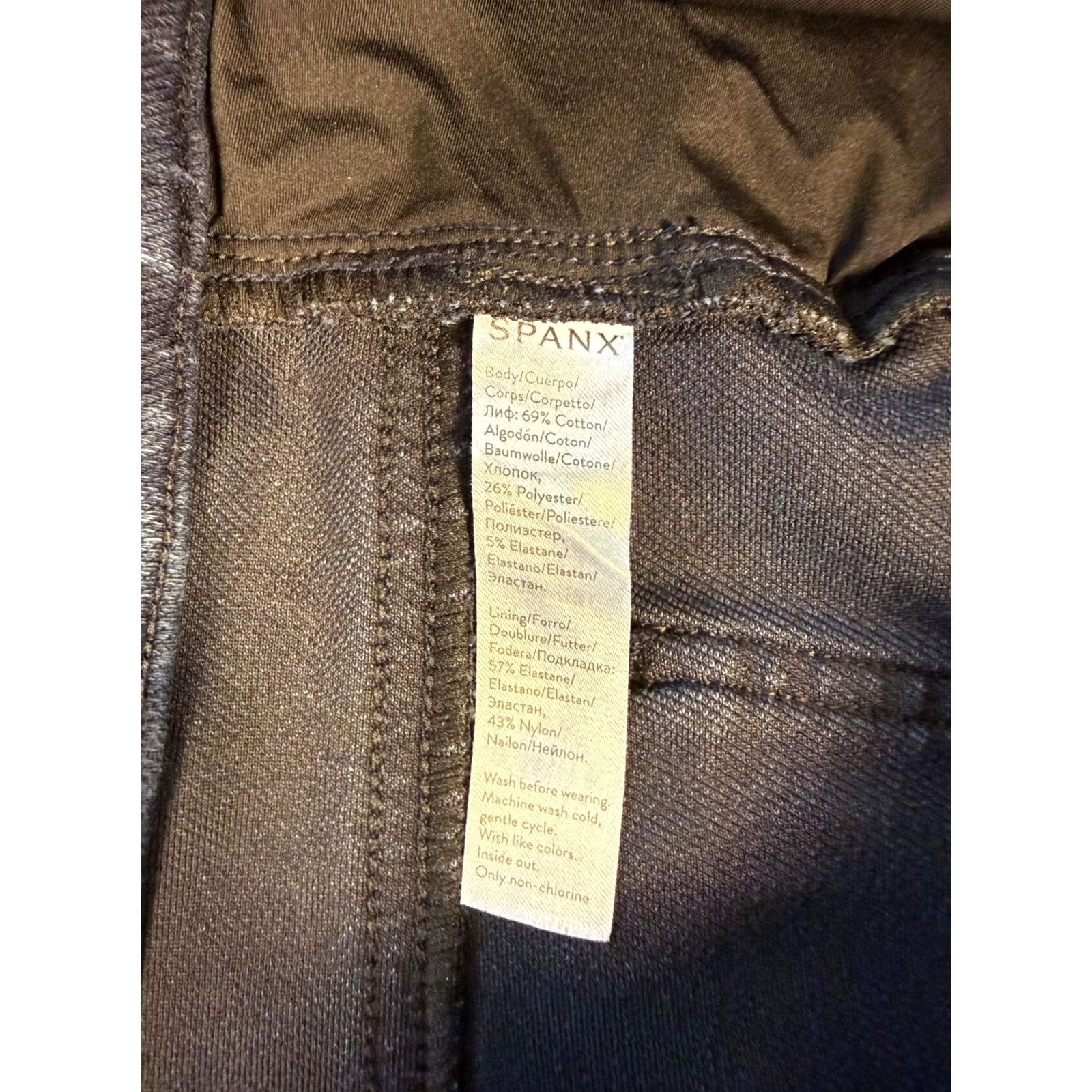 Spanx Spanx Womens L Denim Jegging Legging Blue High Rise Slimming Stretch Pull On Size 36" / US 14 / IT 50 - 6 Thumbnail