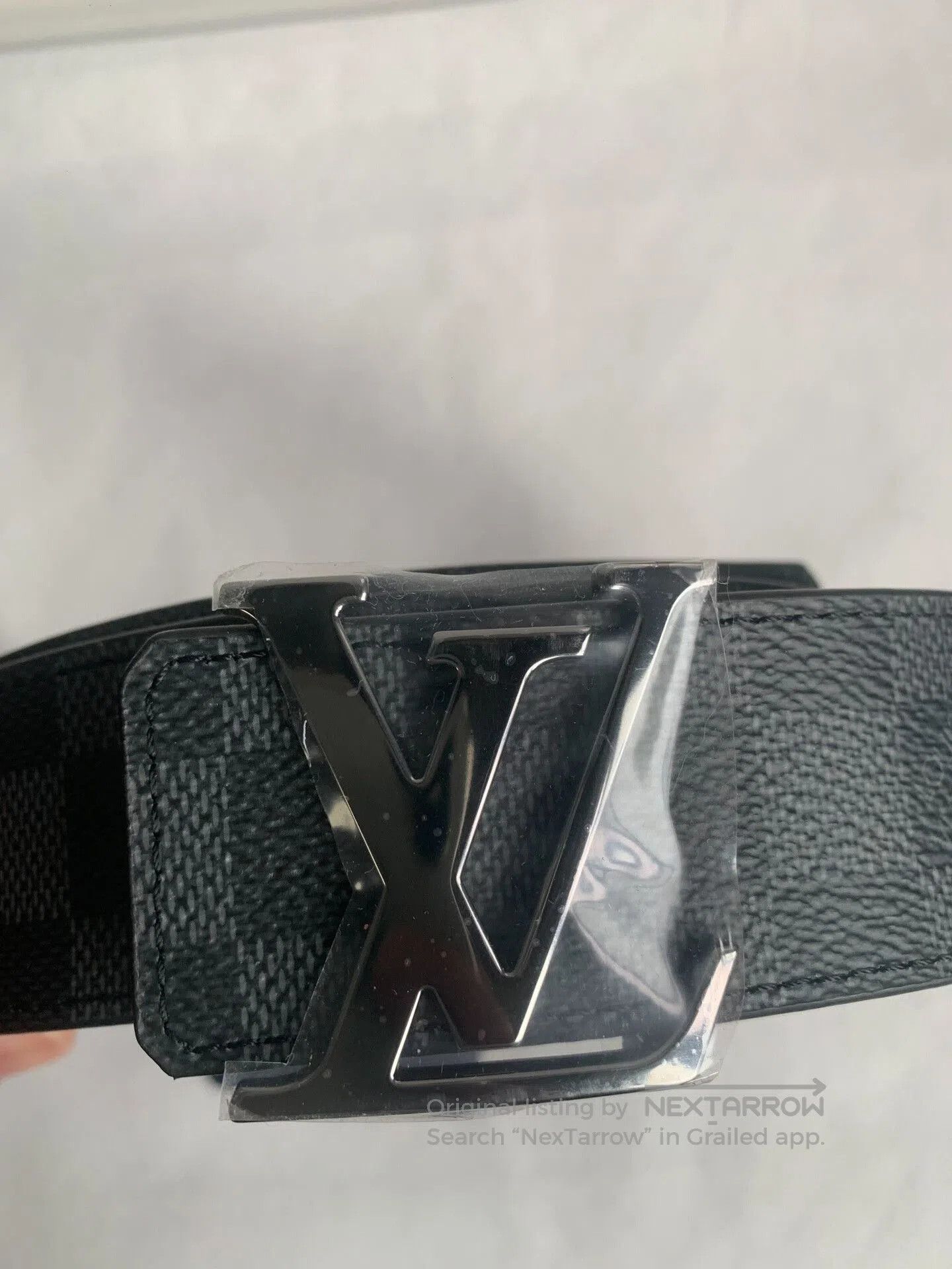 Louis Vuitton LV Damier Check Belt M0213. Size ONE SIZE - 4 Thumbnail