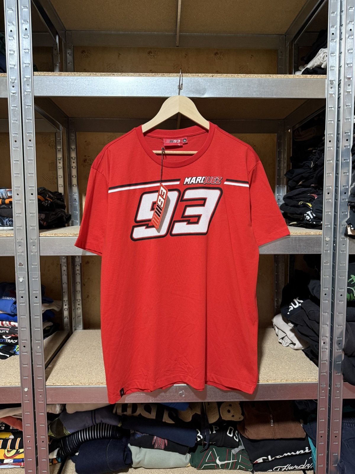 Vintage Official Marc Marquez 93 MM93 Racing Apparel Moto T-Shirt Size US XL / EU 56 / 4 - 3 Thumbnail