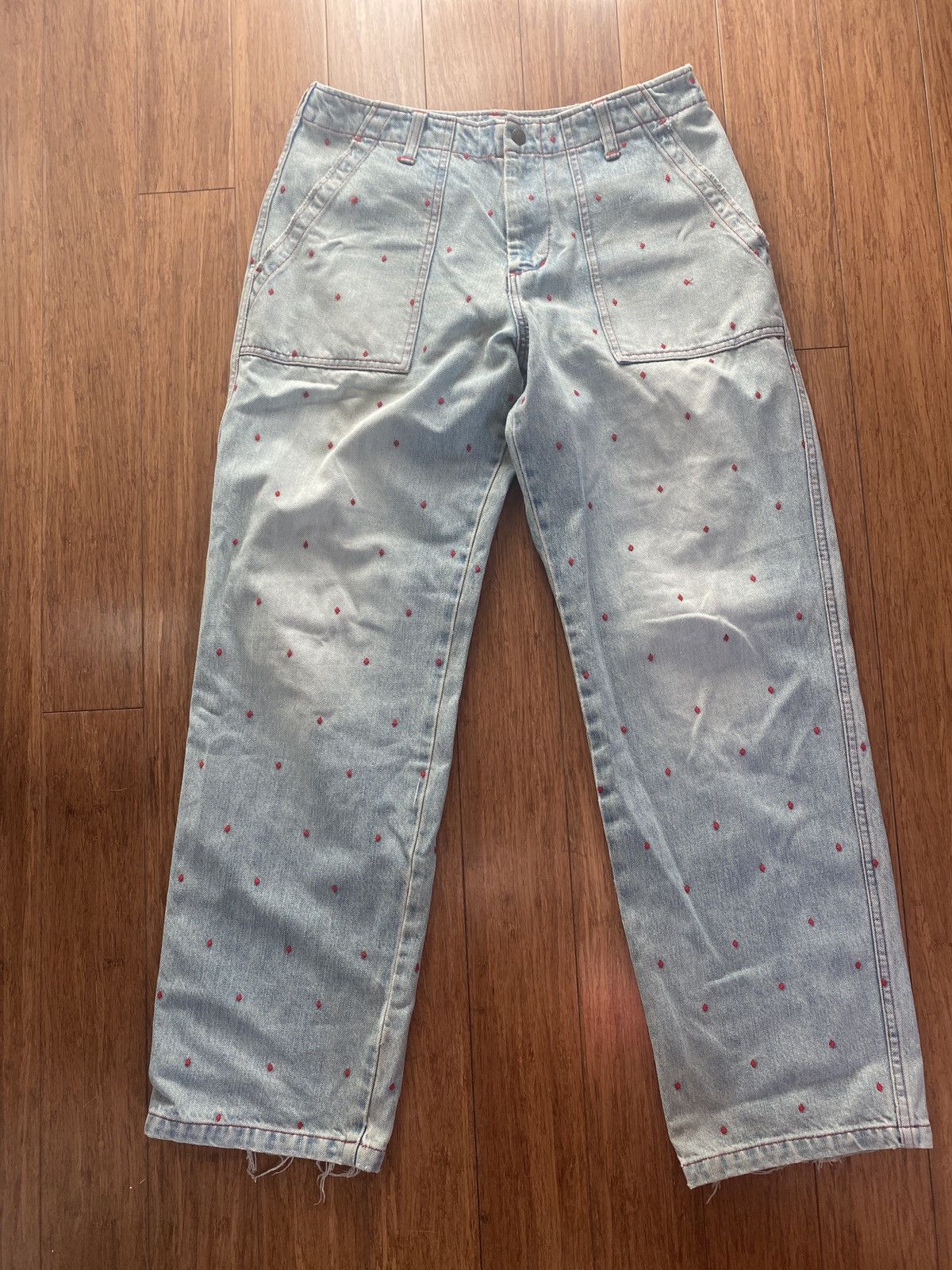 Undercover SS02 Undercover Blue Diamond Denim Size US 30 / EU 46 - 1 Thumbnail