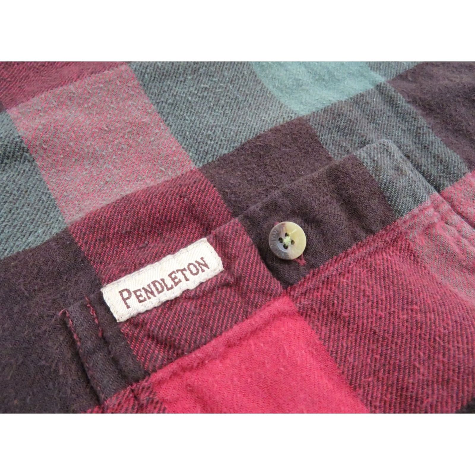 Pendleton VINTAGE Pendleton Heavyweight Flannel Shirt Mens XL Hunting Red Size US XL / EU 56 / 4 - 4 Thumbnail