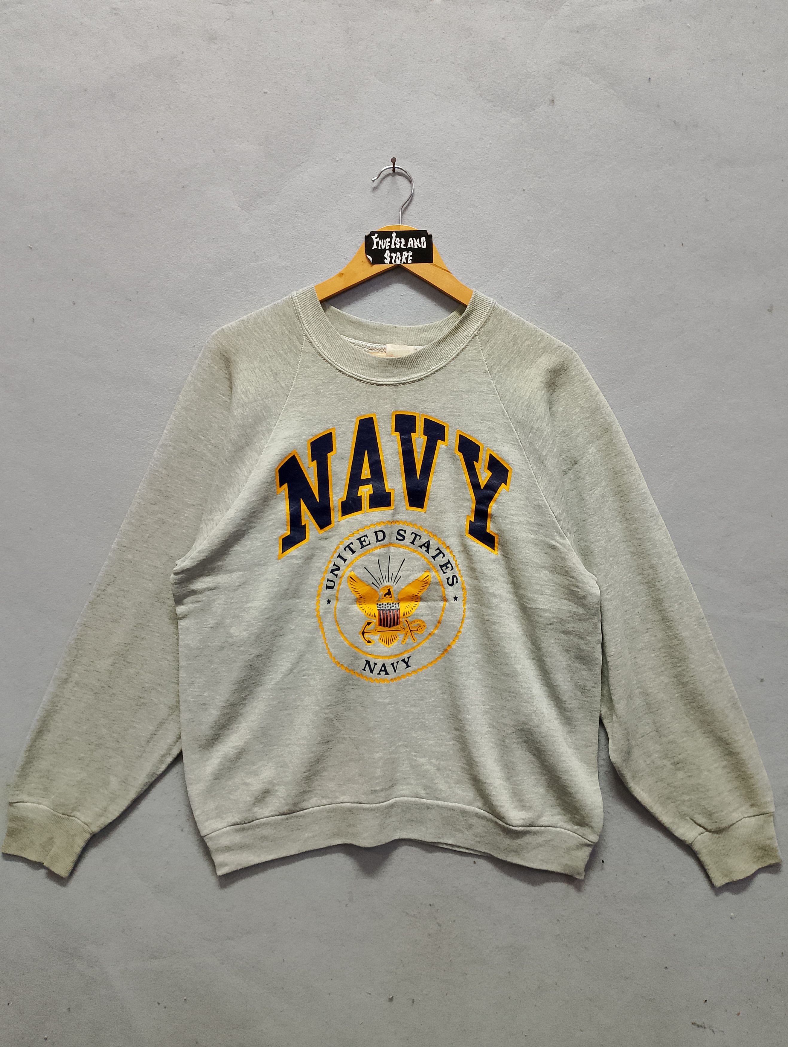 Vintage Vintage US Navy Sweatshirt Size US L / EU 52-54 / 3 - 2 Thumbnail