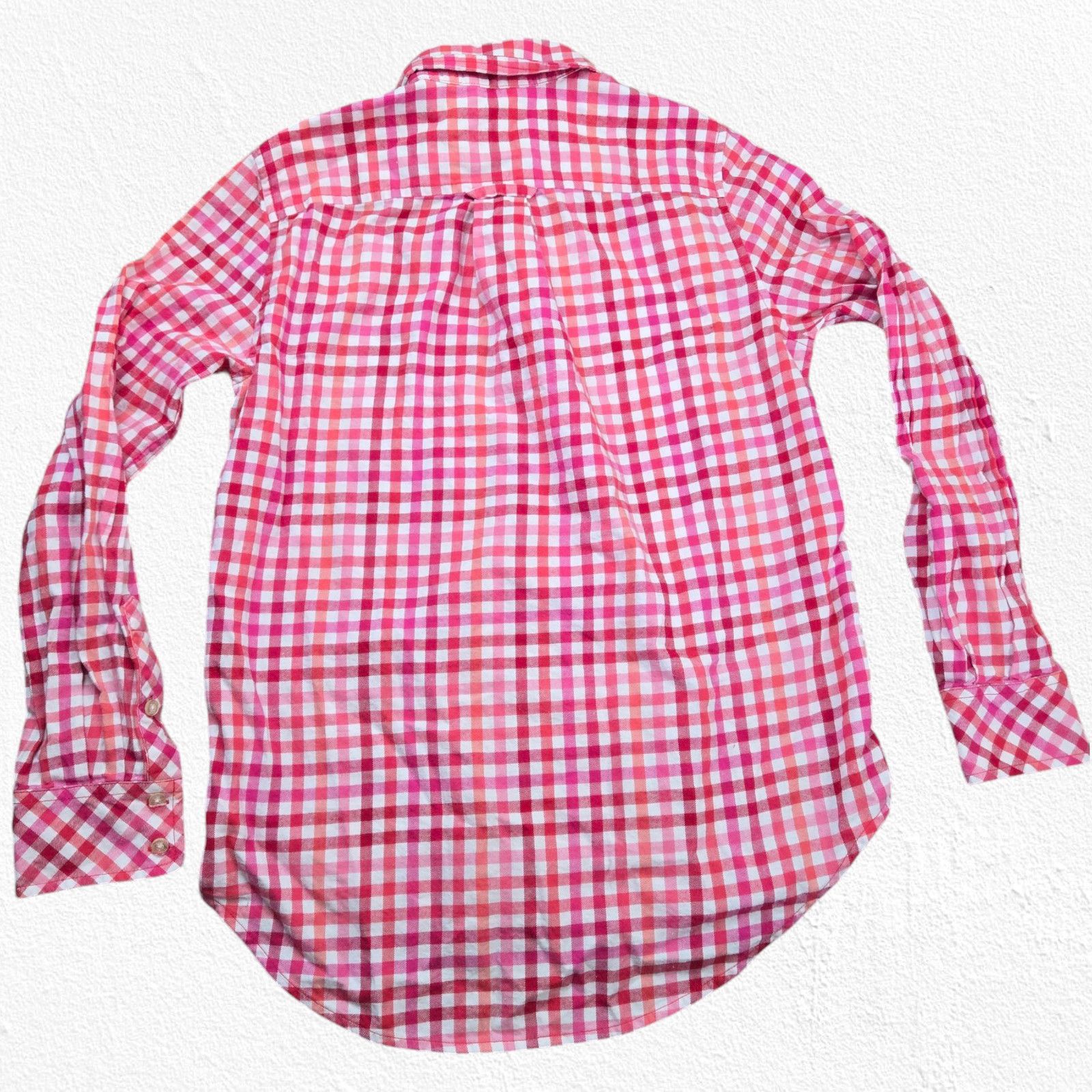 Vineyard Vines Vineyard Vines Pink Gingham Plaid Button Down Shirt Size 0 Size XS / US 0-2 / IT 36-38 - 12 Thumbnail