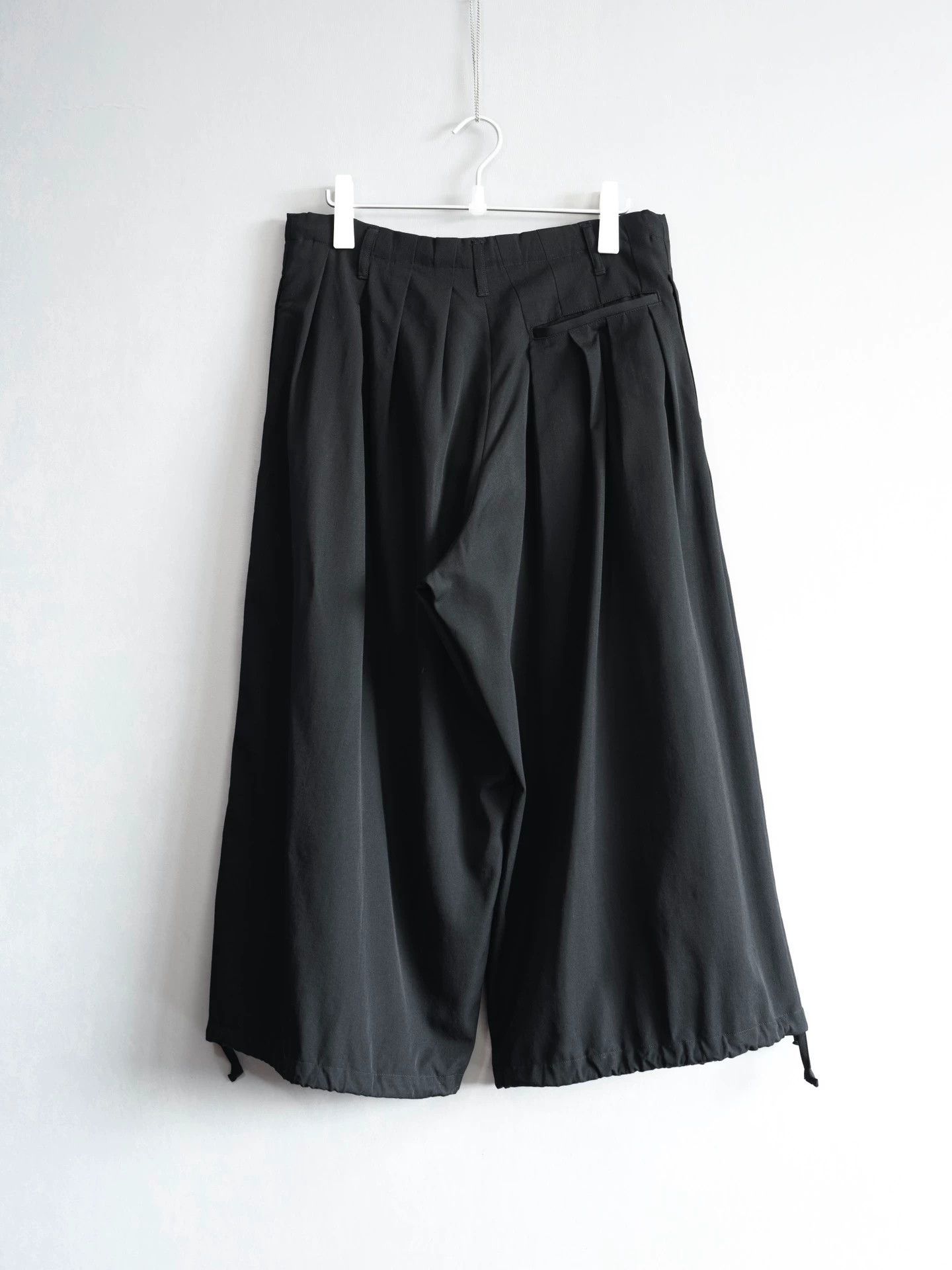 Yohji Yamamoto Yohji Yamamoto 19SS 12-Pleat Drawstring Balloon Wool Pants Size US 34 / EU 50 - 4 Thumbnail