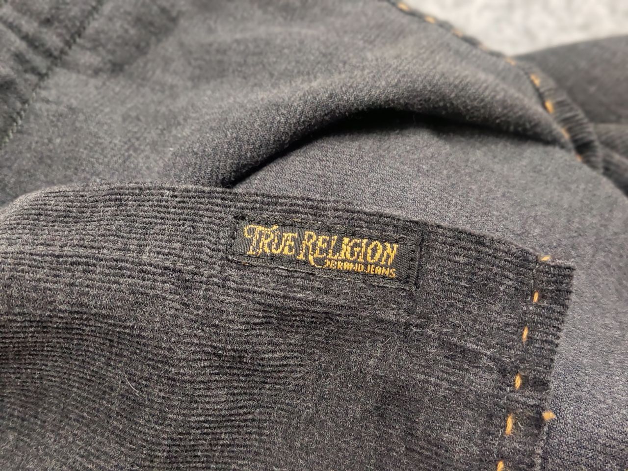 True Religion True Religion Mens Workwear Casual Corduroy Button T Shirt Size US S / EU 44-46 / 1 - 16 Thumbnail