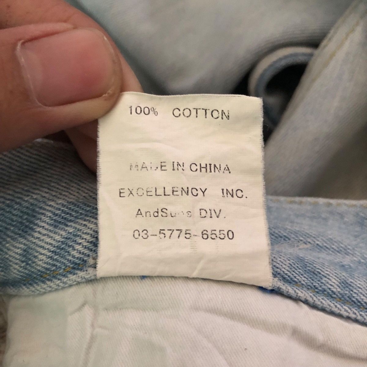 ANDSUNS Vintage And Suns Denim Jeans Size US 33 - 12 Thumbnail