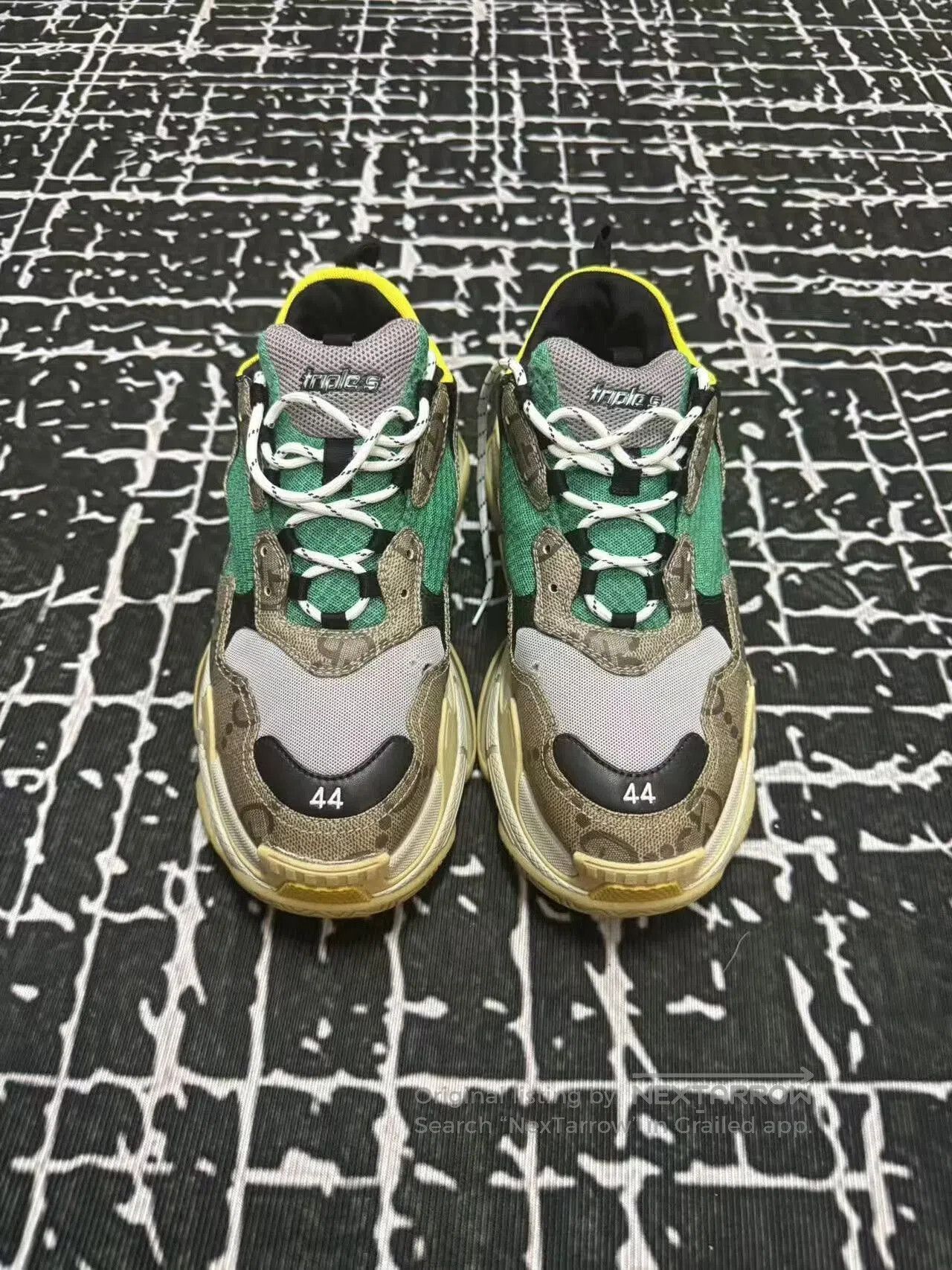 Balenciaga Gucci x Balenciaga Triple S Sneakers. Size US 10 / EU 43 - 2 Thumbnail