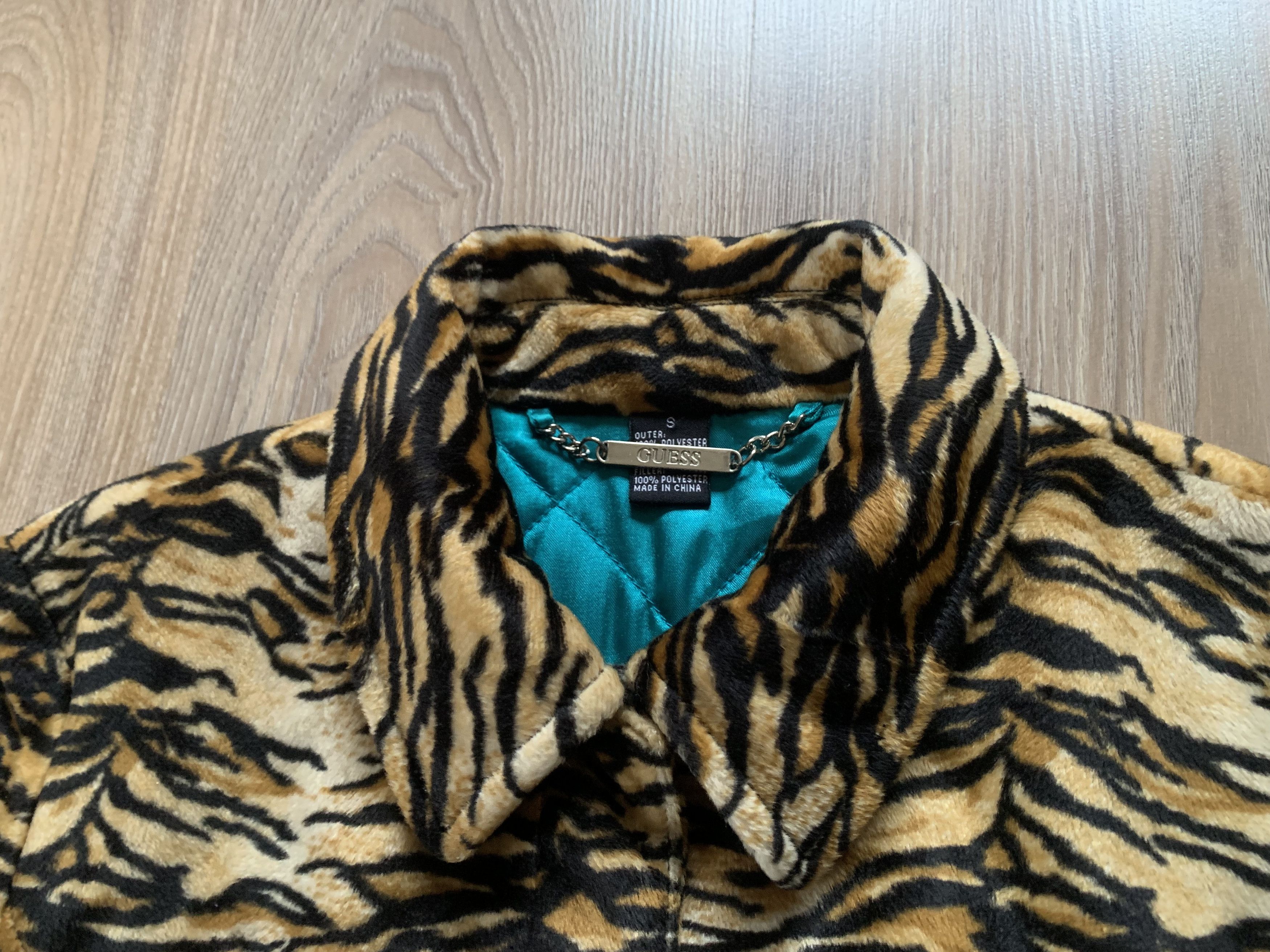 Guess Guess Tiger Print Faux Fur Coat Size S / US 4 / IT 40 - 6 Thumbnail