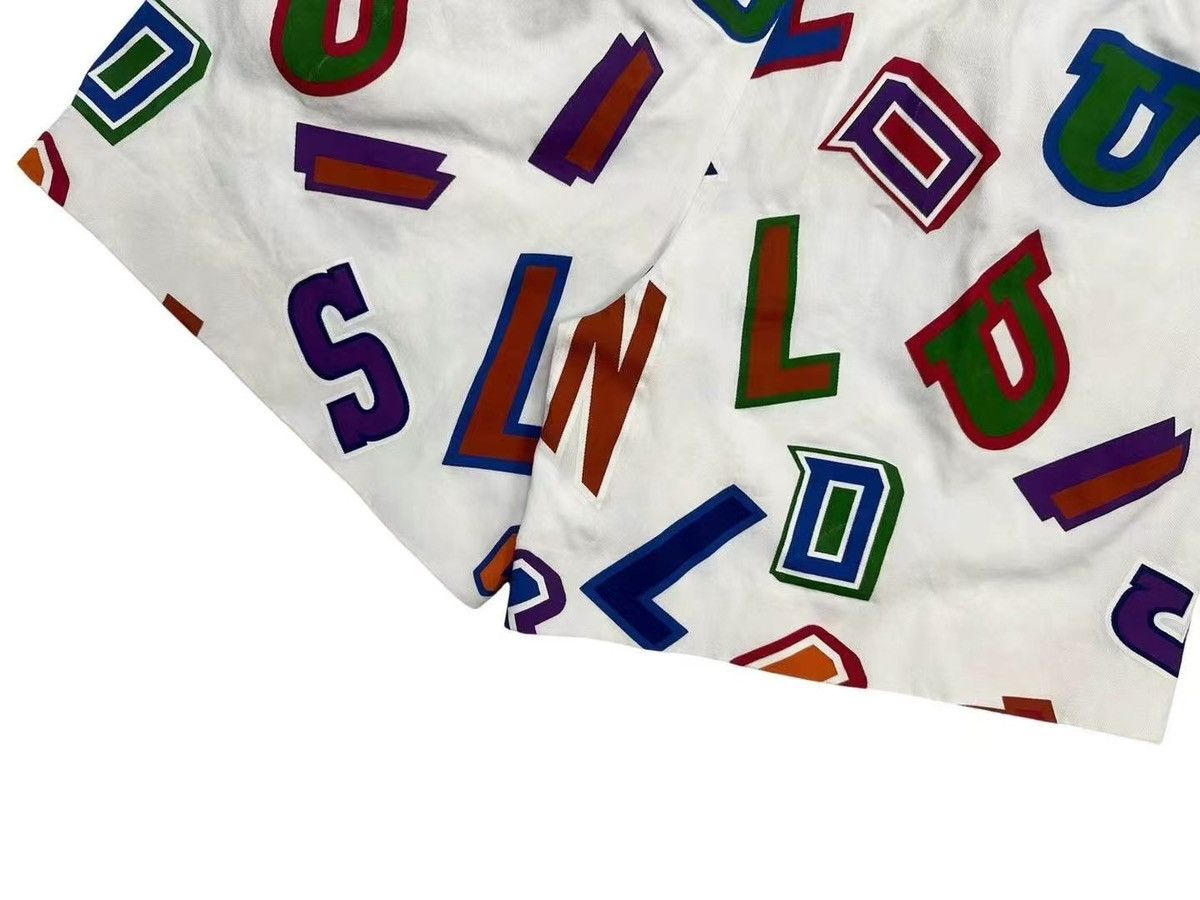 Louis Vuitton × NBA Louis Vuitton x NBA Letter Printed Shorts Size US 34 / EU 50 - 4 Thumbnail