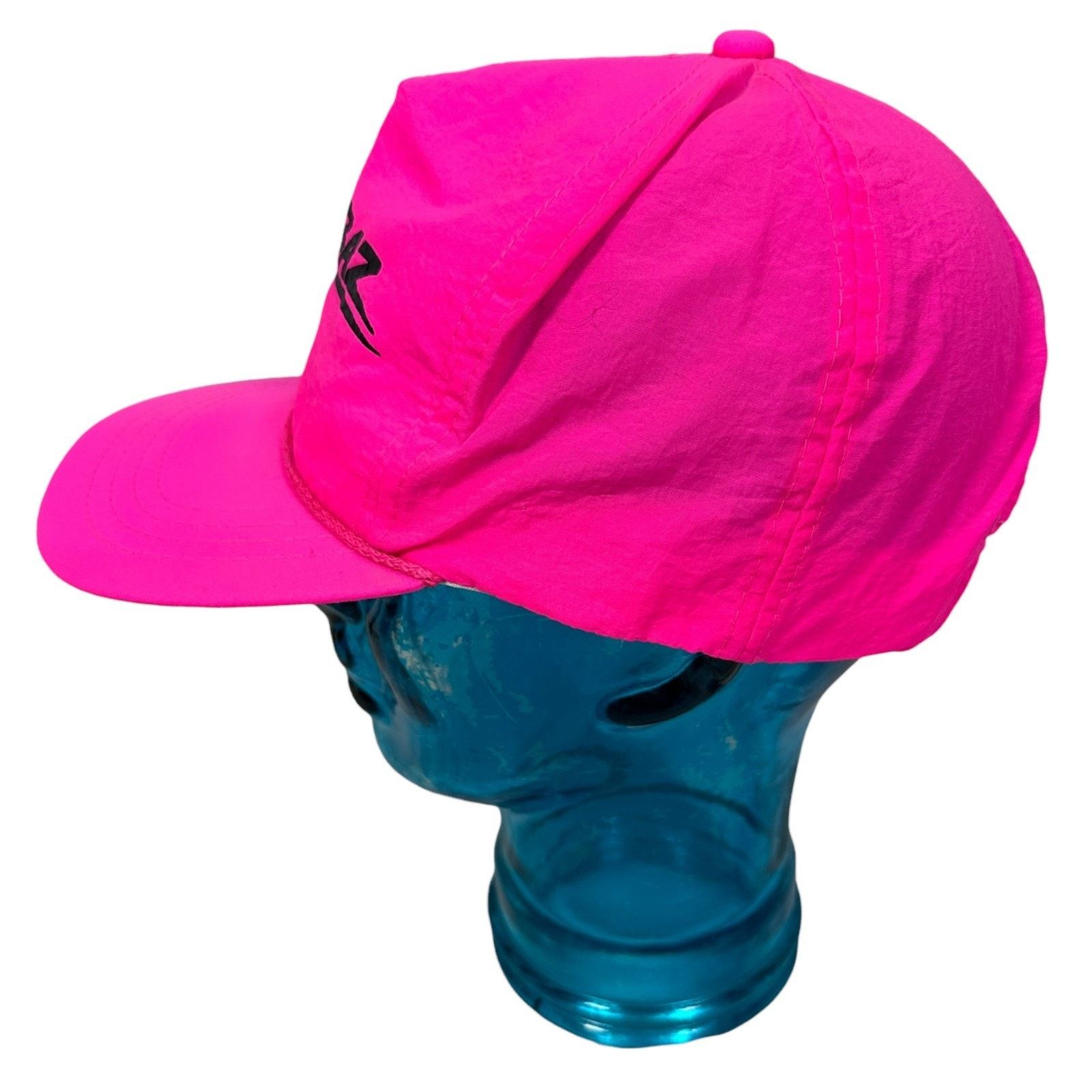 Zubaz Vintage Zubaz Rope SnapBack Hat Baseball Cap Pink Black 90s Size ONE SIZE - 5 Thumbnail