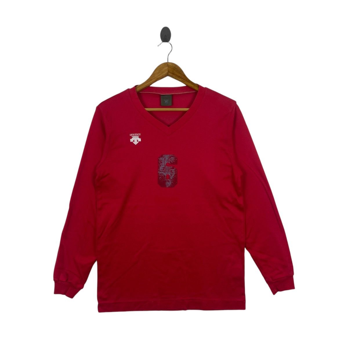 Descente × Japanese Brand × Vintage Vintage DESCENTE Japan Jersey Team Long Sleeve Yurikago Size US S / EU 44-46 / 1 - 1 Thumbnail