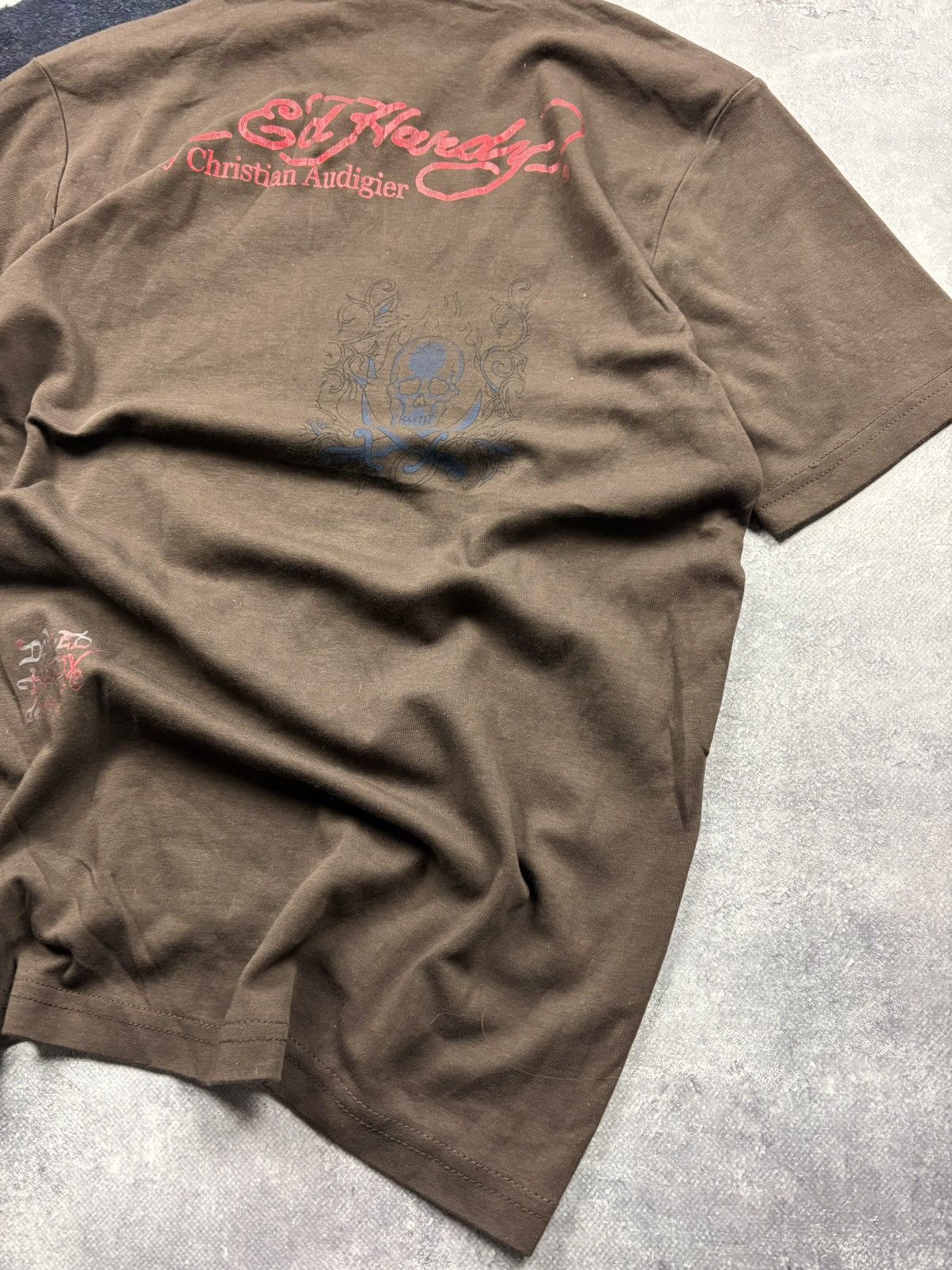 Ed Hardy ED HARDY Vintage Hype Big Logo Tatoo Tshirt Streetwear Y2k Size US XL / EU 56 / 4 - 9 Thumbnail