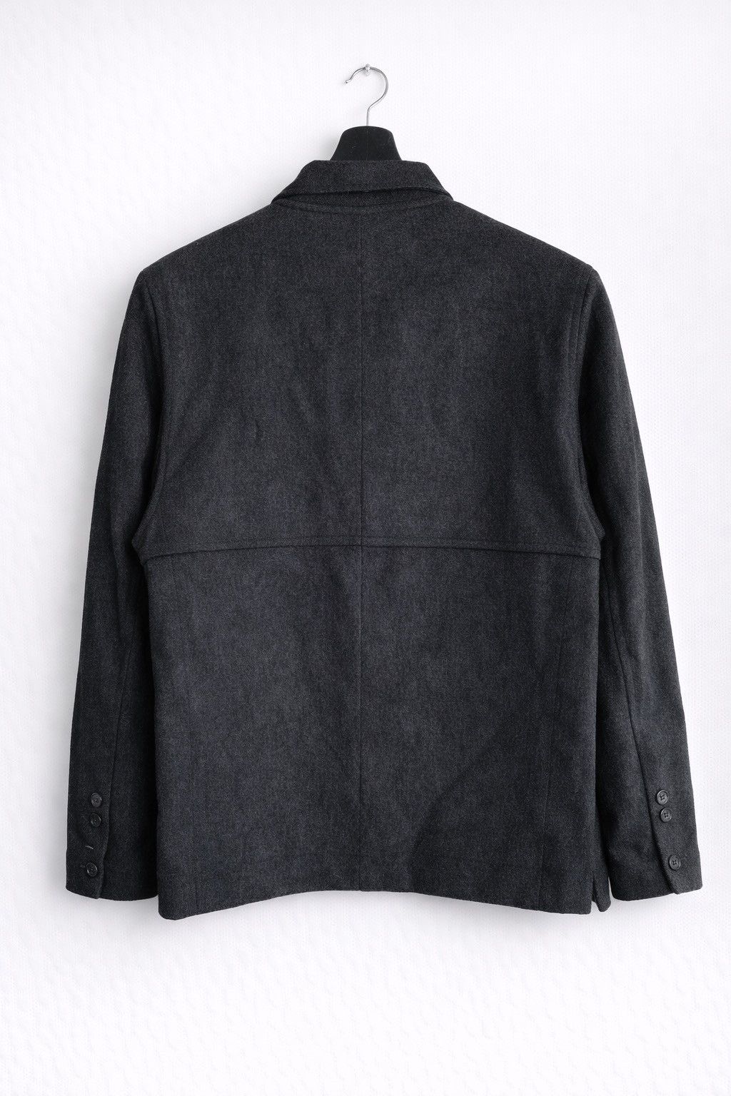 Comme des Garcons Homme Comme des Garçons Homme Wool Blazer Jacket Disstress Size US M / EU 48-50 / 2 - 2 Thumbnail