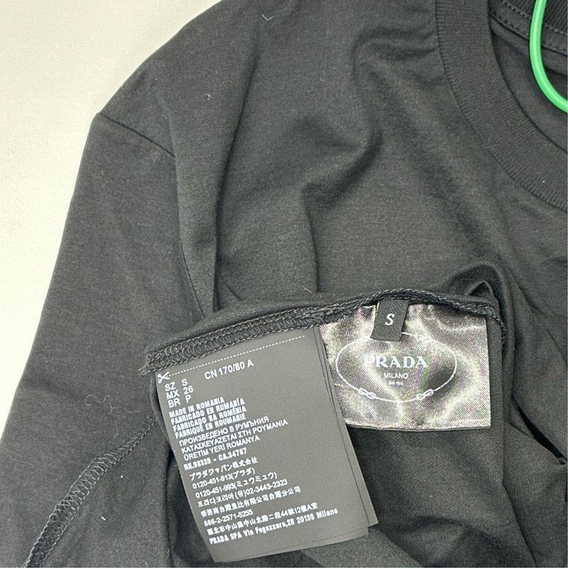 Prada Prada Black Short Sleeve TShirt for Women-2506 Size US S / EU 44-46 / 1 - 4 Thumbnail