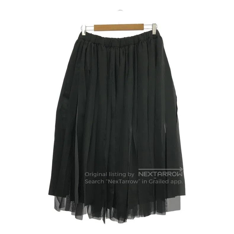 Comme des Garcons Comme des Garcons size S Black split skirt Size 23" - 2 Thumbnail