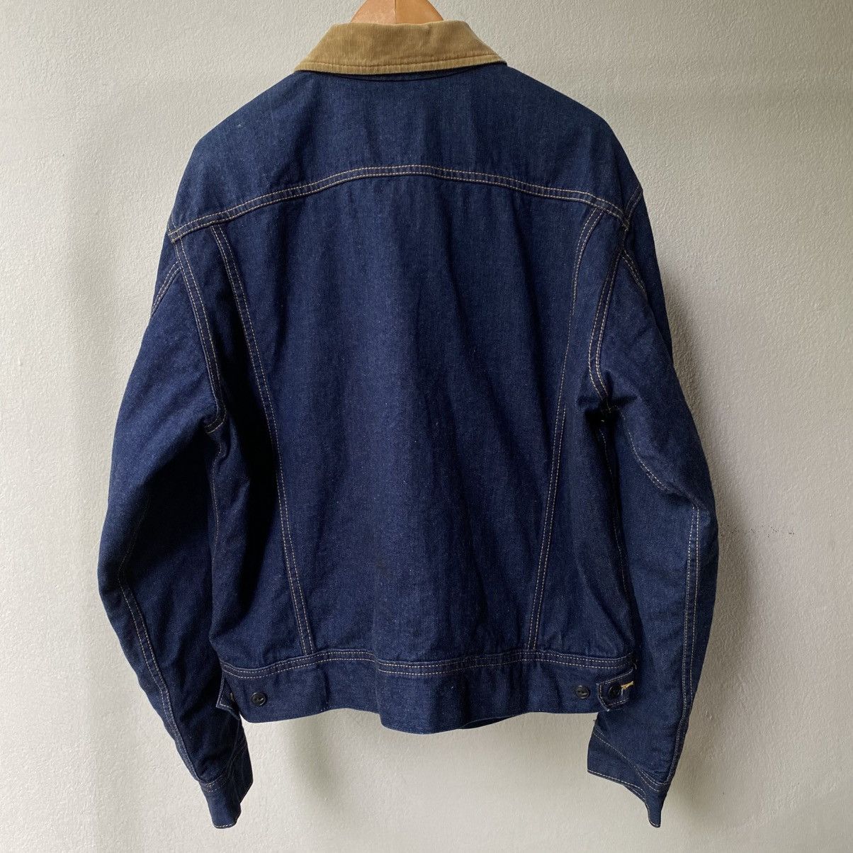 Lee Lee Storm Rider Denim Jacket with Brown Corduroy Collar Size US L / EU 52-54 / 3 - 11 Thumbnail