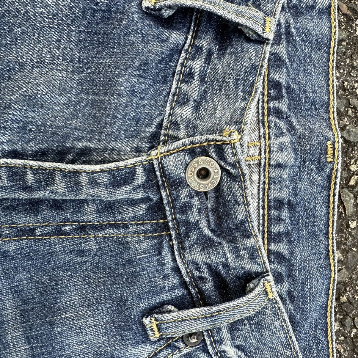 Levi's Vintage Clothing W34 VINTAGE LEVI'S 502 RUSTY FADED RIPPEP DENIM JEAN PANTS Size US 34 / EU 50 - 7 Thumbnail