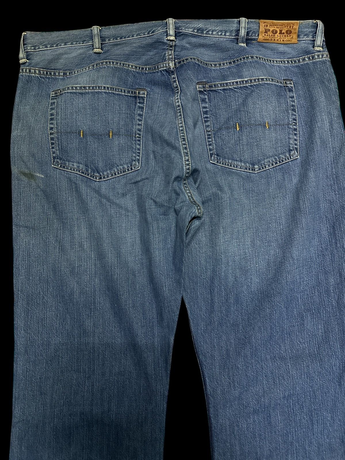 POST ARCHIVE FACTION (PAF) Polo Ralph Lauren 💥 Loose Denim Baggy Oversize💥 Size US 44 / EU 60 - 3 Thumbnail