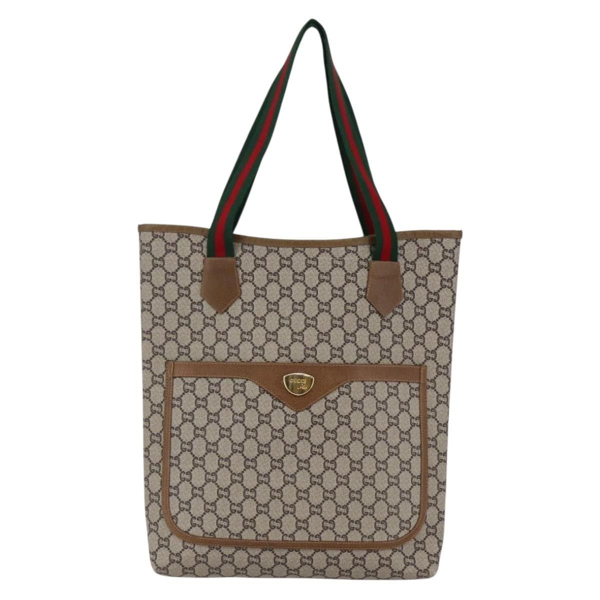 Gucci Gucci Vintage Web Strap Tote GG Coated Canvas Size ONE SIZE - 1 Thumbnail