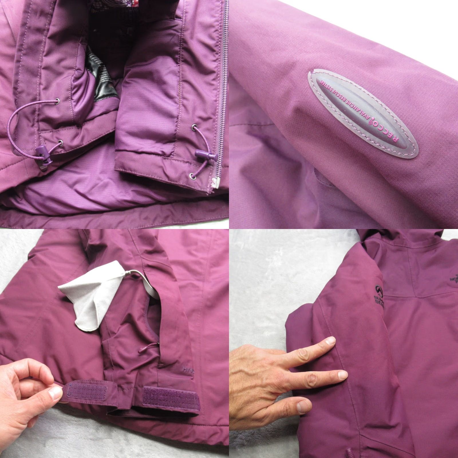 The North Face VINTAGE The North Face Jacket Womens XS Purple Summit Series Hooded Waterproof Insulated Size XS / US 0-2 / IT 36-38 - 10 Thumbnail