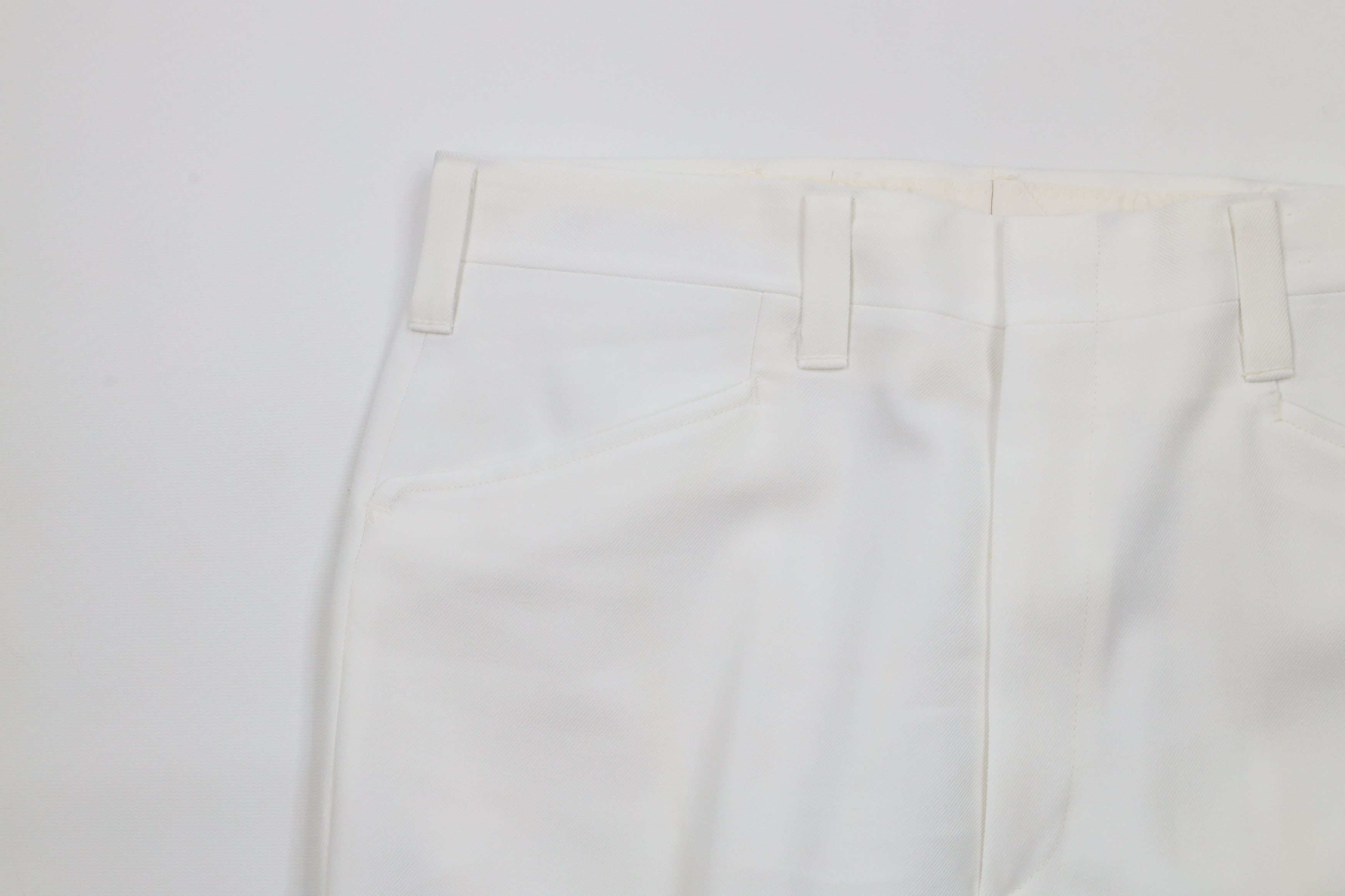 Vintage Vintage 70s Streetwear Flared Wide Leg Chino Pants White USA Size US 33 - 7 Thumbnail