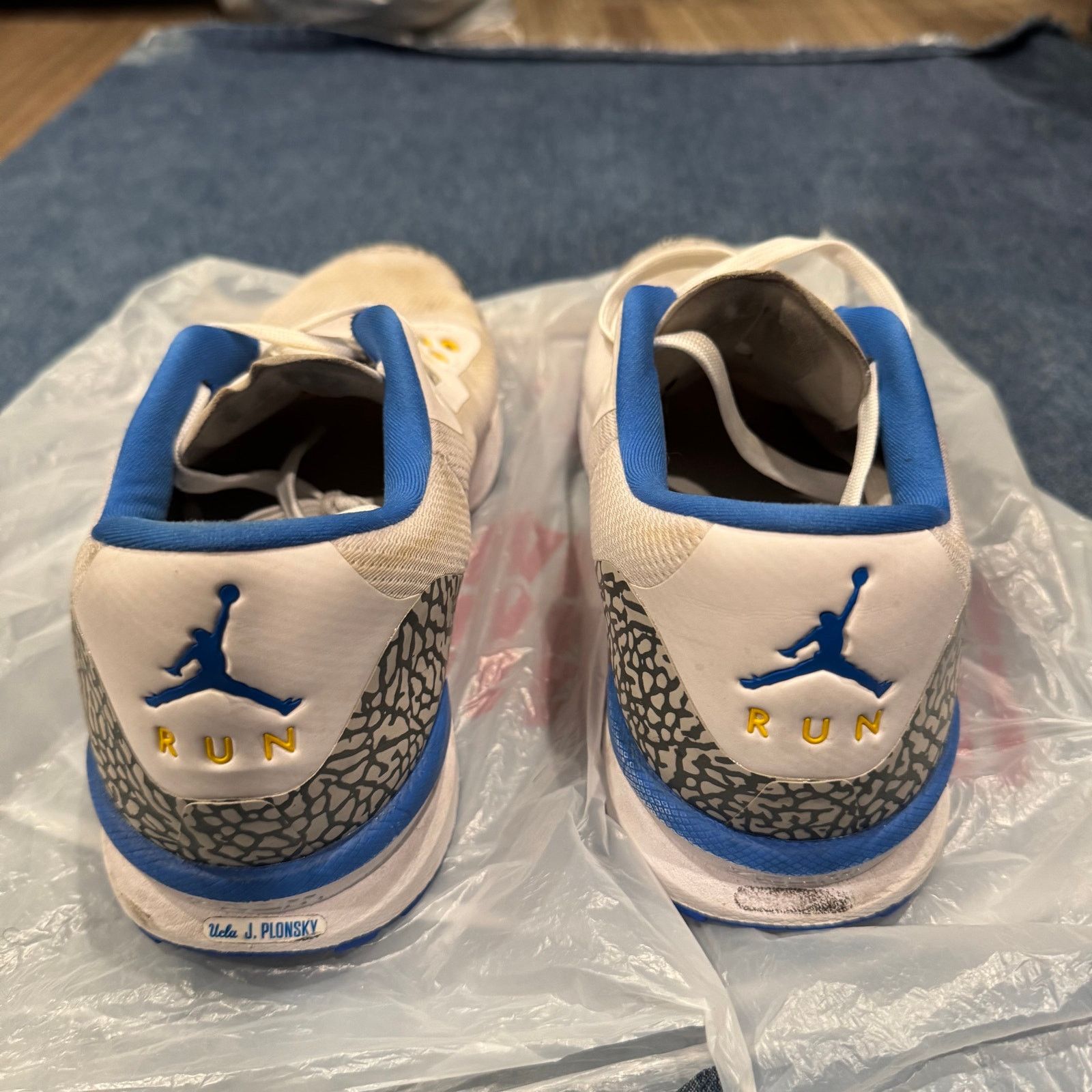 Jordan Brand × Nike Nike Air Jordan Zoom Tenacity 88 UCLA PE Size US 11.5 / EU 44-45 - 4 Thumbnail