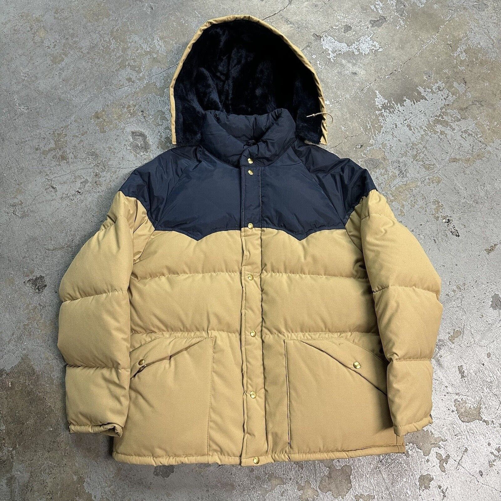 【vintage】THE NORTH FACE ダウン L 70s TALON Vintage North Face Jacket Mens Medium Down Puffer Brown