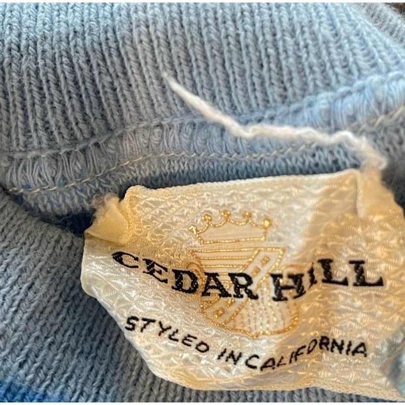 Vintage Cedar Hill 70s California Mock Neck Short Sleeve Knit S/M Size US S / EU 44-46 / 1 - 9 Thumbnail