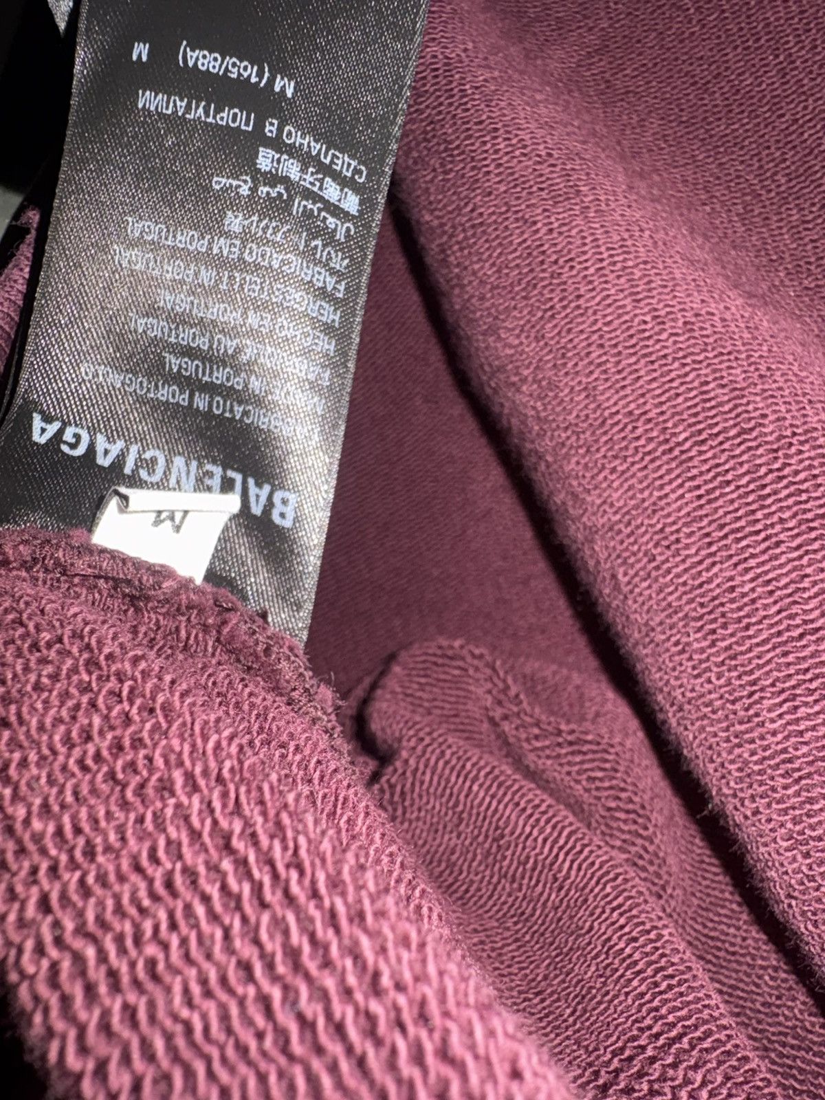 Balenciaga Balenciaga Distressed Type Duct Tape Logo Hoodie 'M' Size US M / EU 48-50 / 2 - 4 Thumbnail