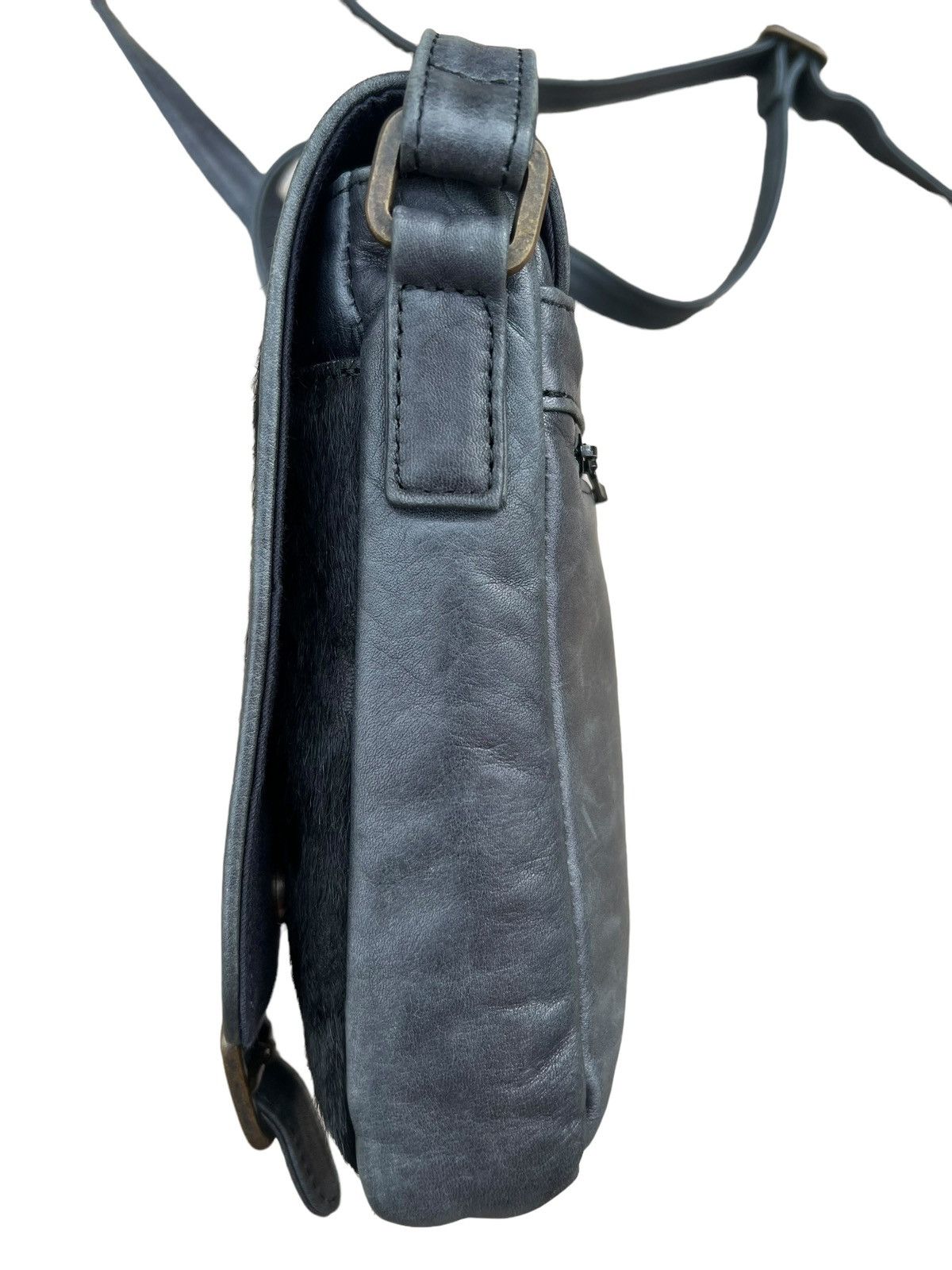 Leather Vintage MESSAGE Japan Hair Patina Leather Bag Size ONE SIZE - 13 Thumbnail